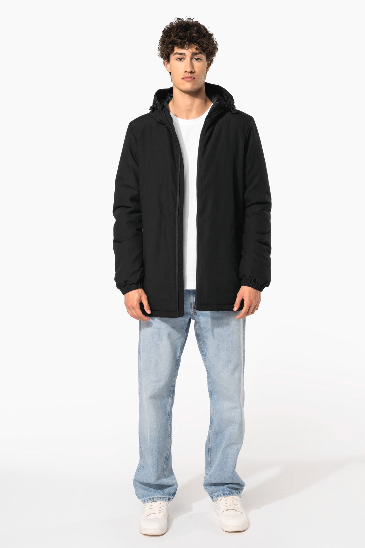 K6152 - Parka con cappuccio riciclato unisex