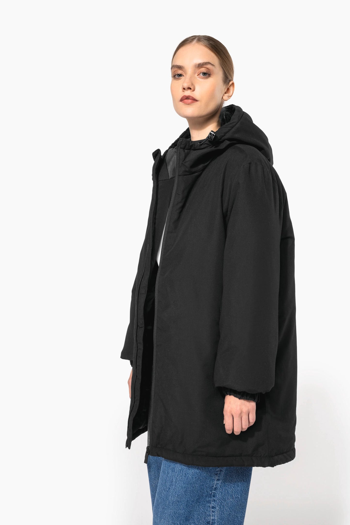 K6152 - Parka con cappuccio riciclato unisex