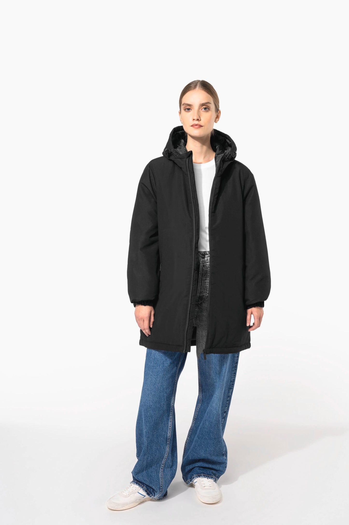 K6152 - Parka con cappuccio riciclato unisex