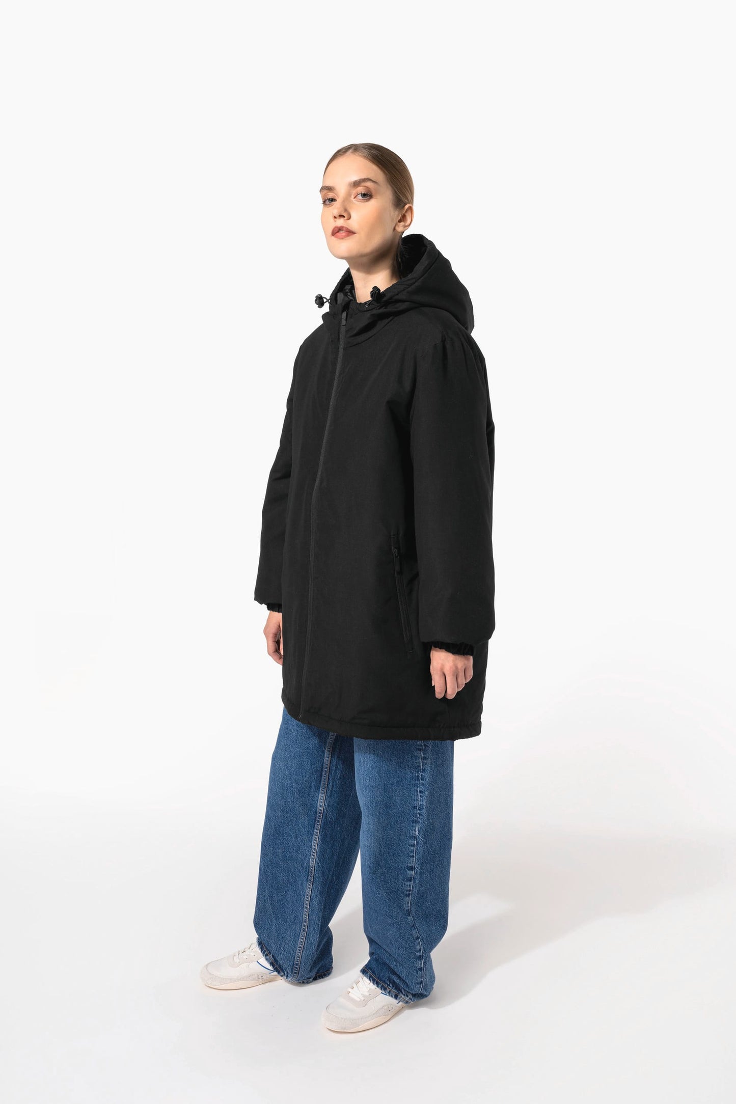 K6152 - Parka con cappuccio riciclato unisex