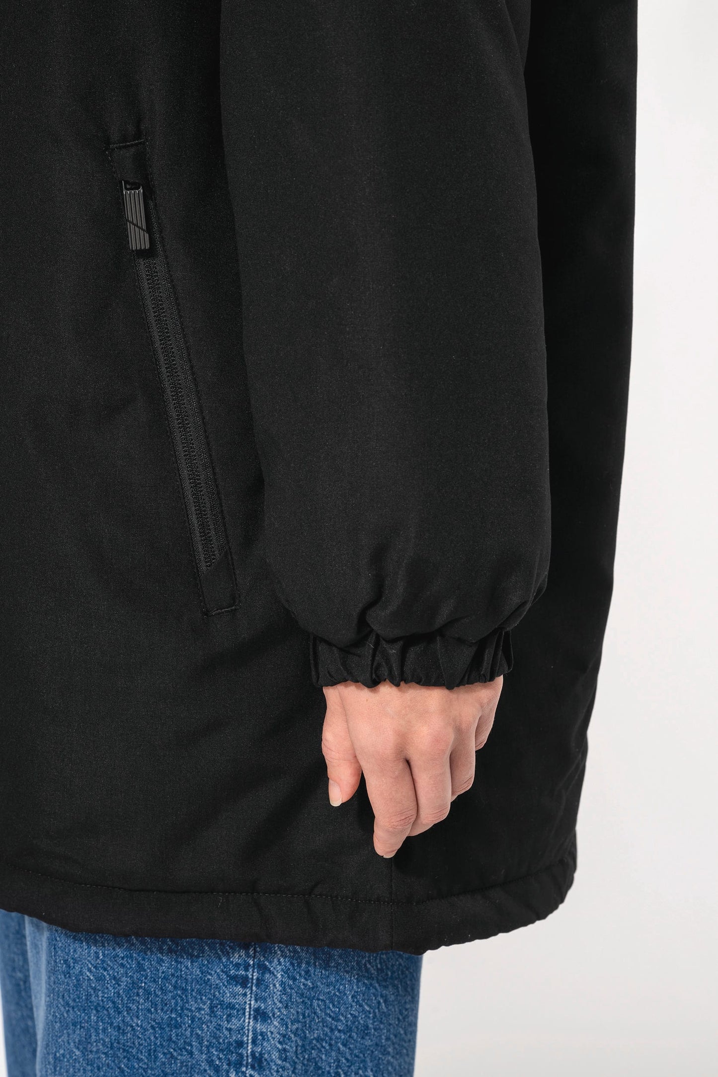 K6152 - Parka con cappuccio riciclato unisex