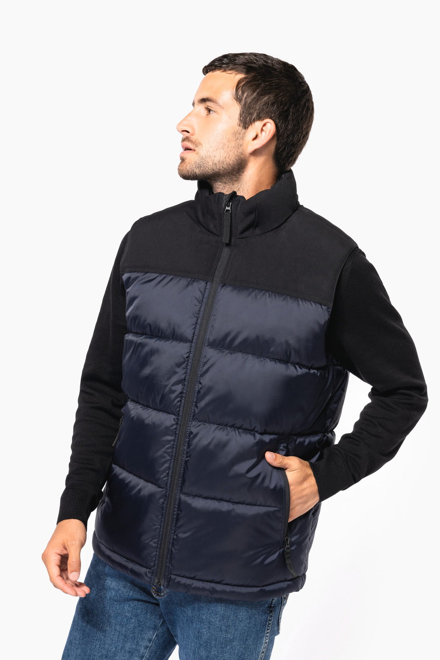 K6162 - Bodywarmer imbottito bicolore unisex