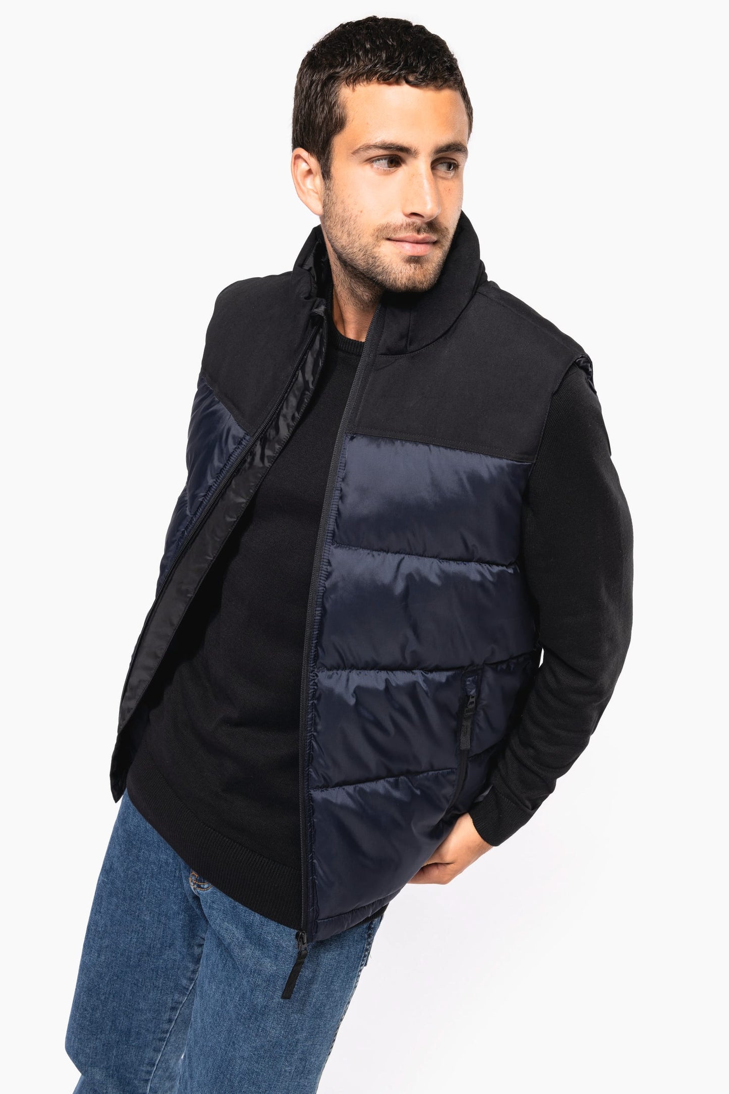 K6162 - Bodywarmer imbottito bicolore unisex