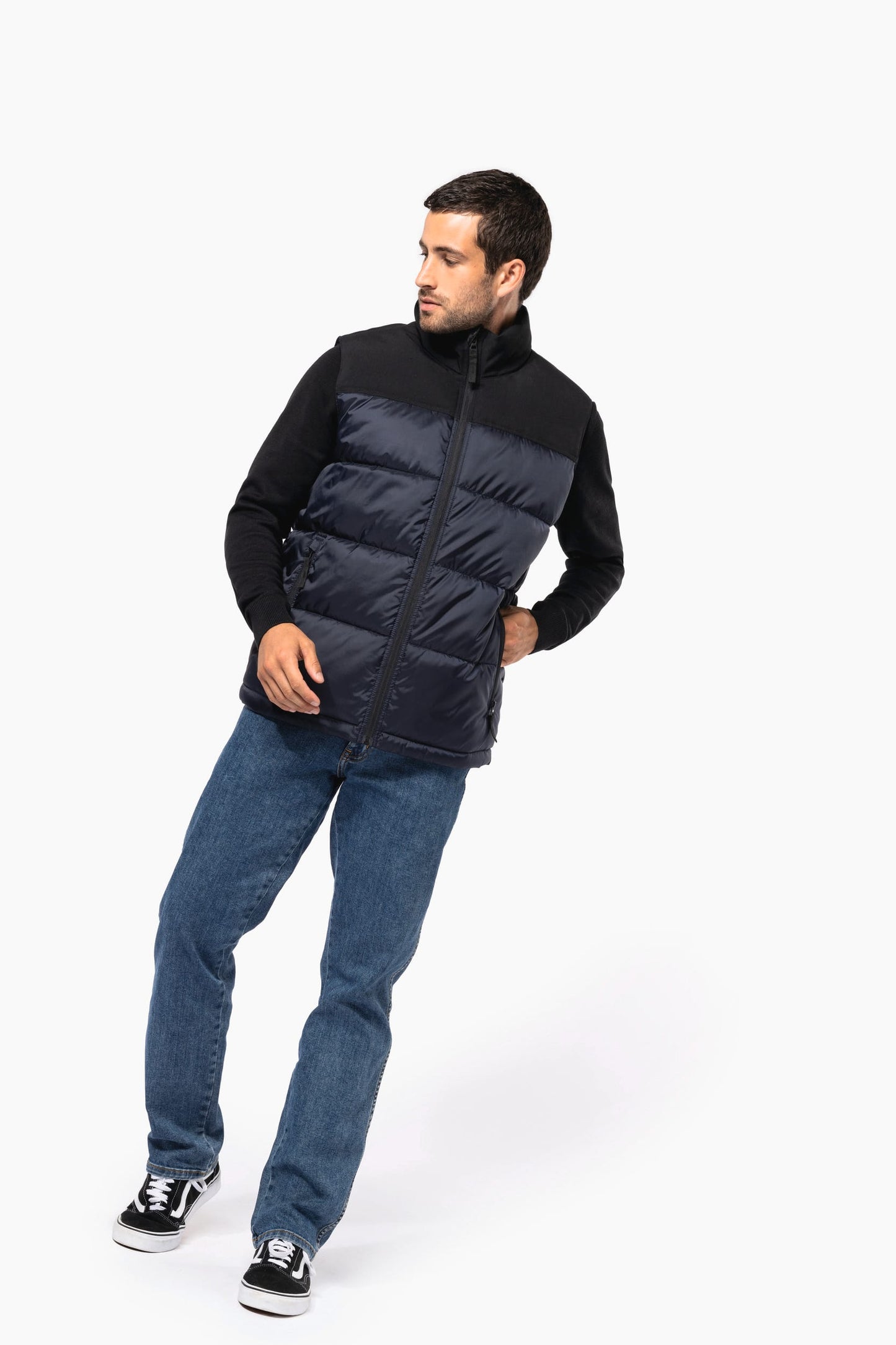 K6162 - Bodywarmer imbottito bicolore unisex