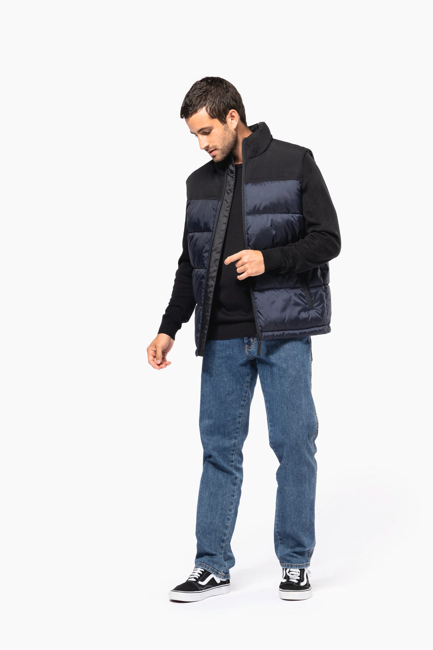 K6162 - Bodywarmer imbottito bicolore unisex