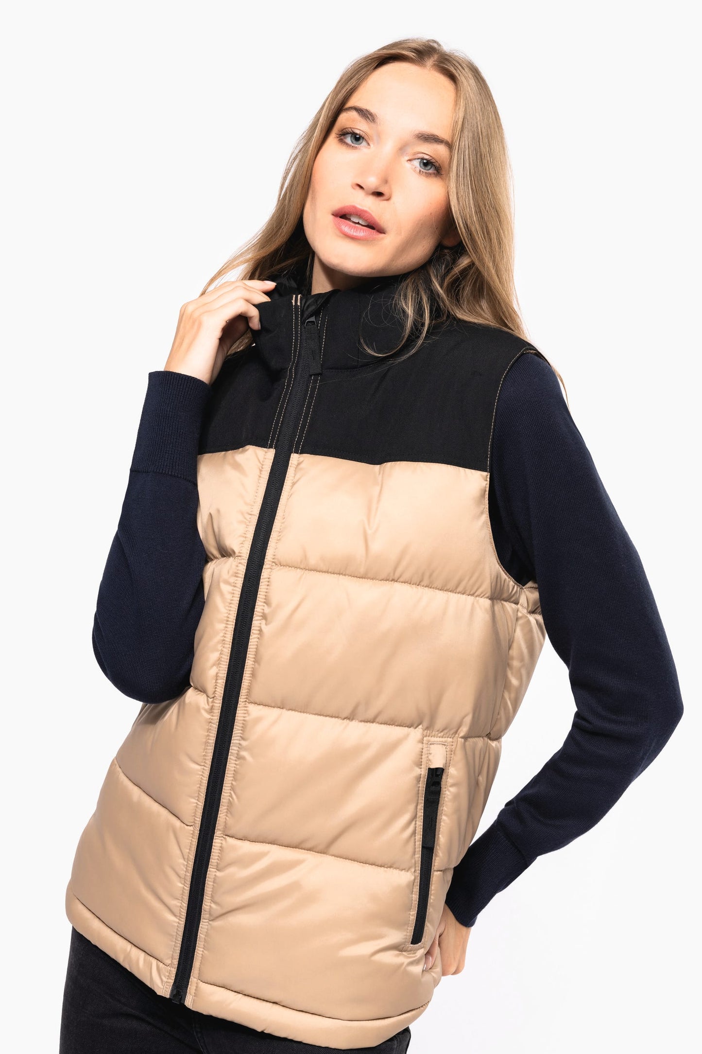 K6162 - Bodywarmer imbottito bicolore unisex