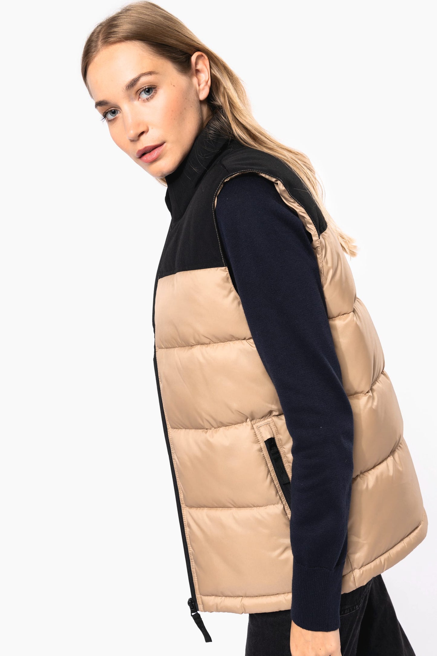 K6162 - Bodywarmer imbottito bicolore unisex