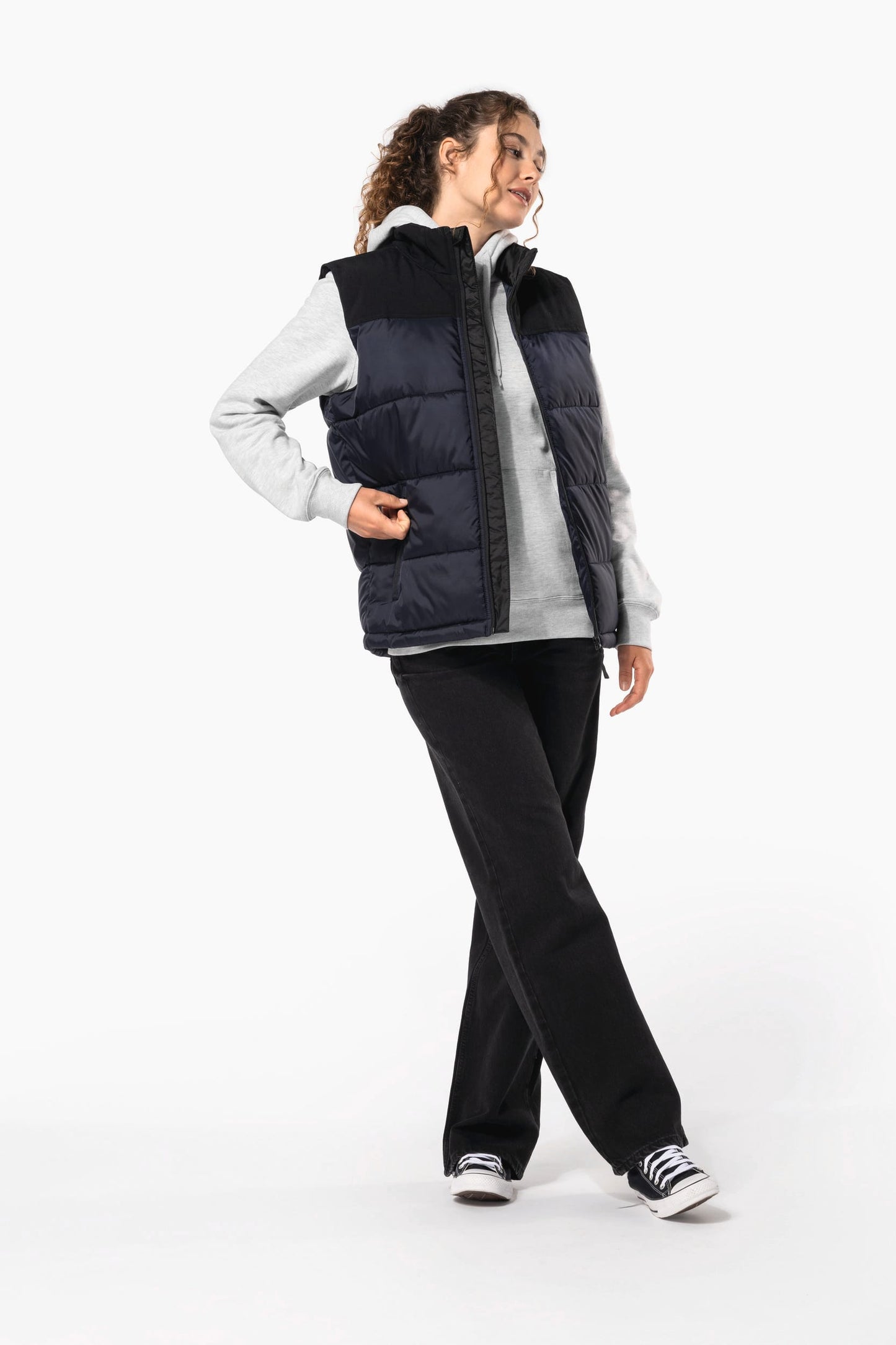 K6162 - Bodywarmer imbottito bicolore unisex