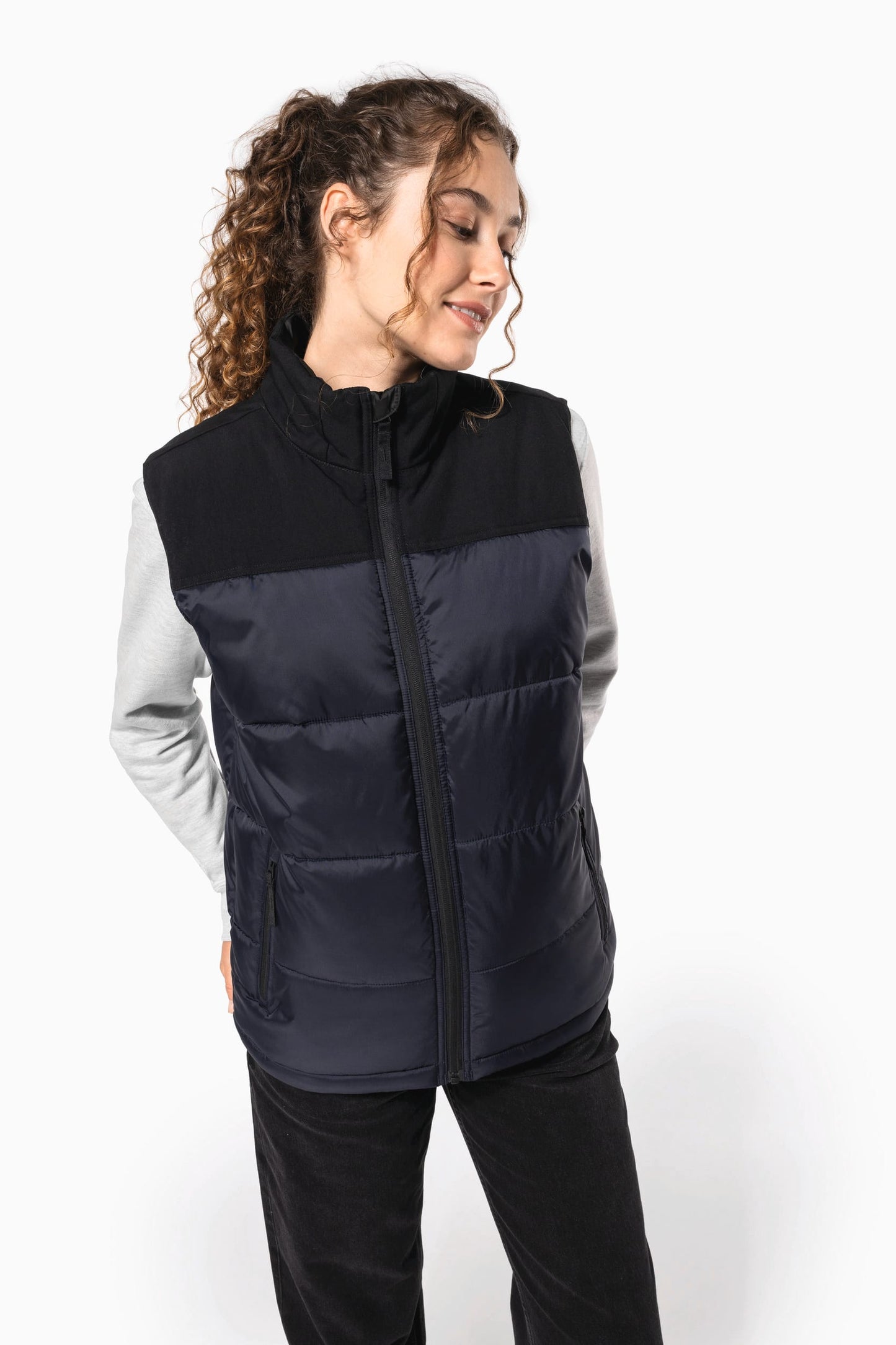 K6162 - Bodywarmer imbottito bicolore unisex