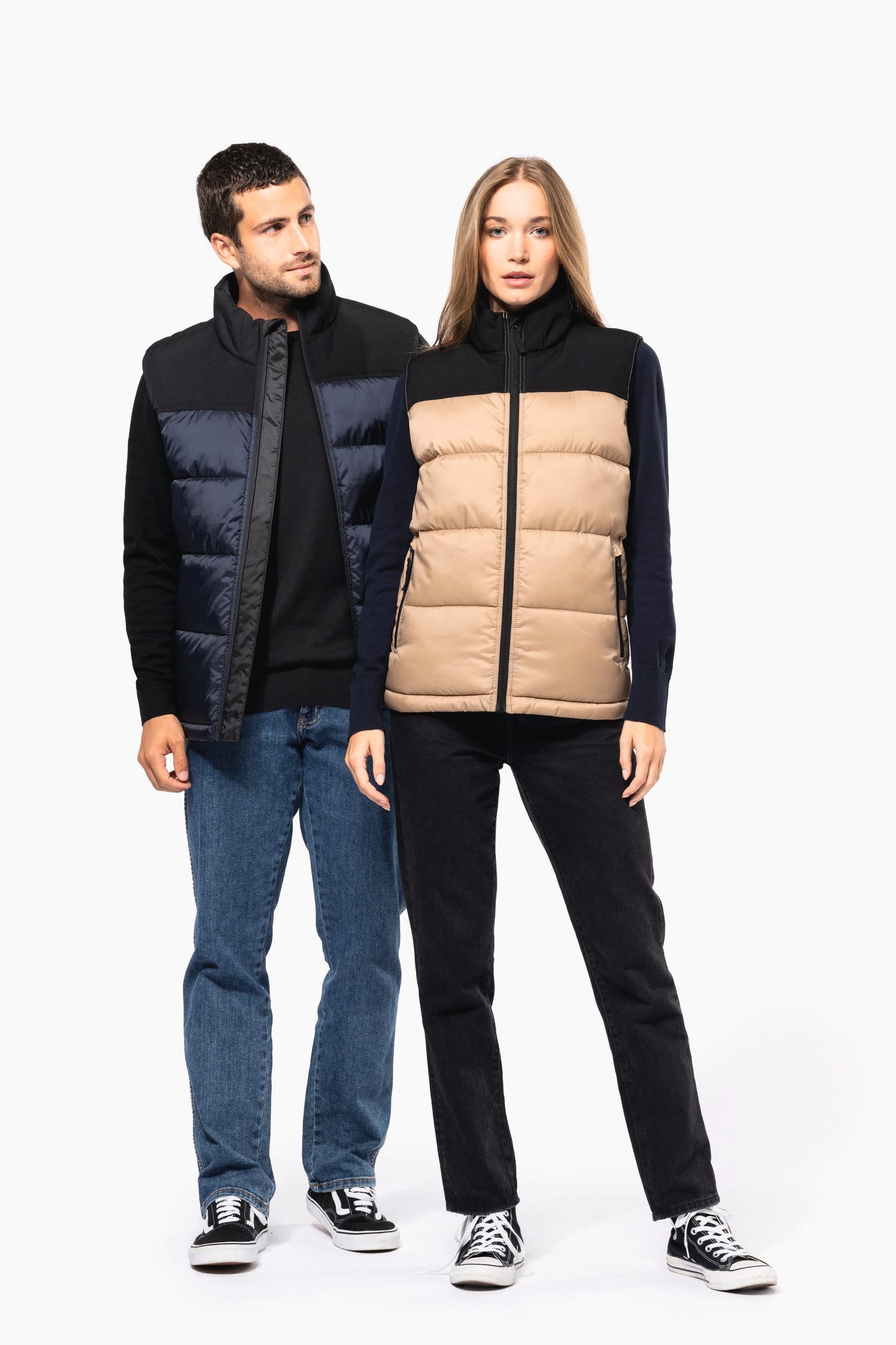 K6162 - Bodywarmer imbottito bicolore unisex