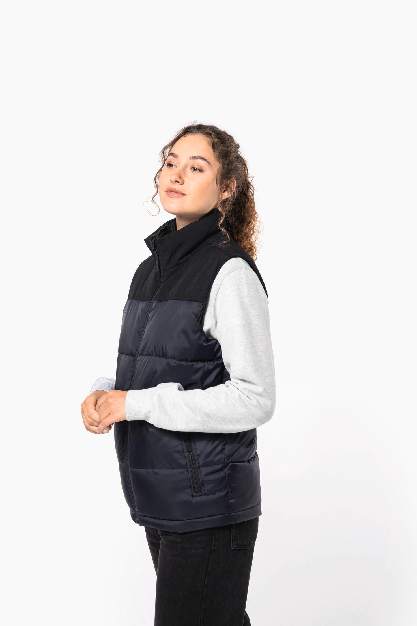 K6162 - Bodywarmer imbottito bicolore unisex