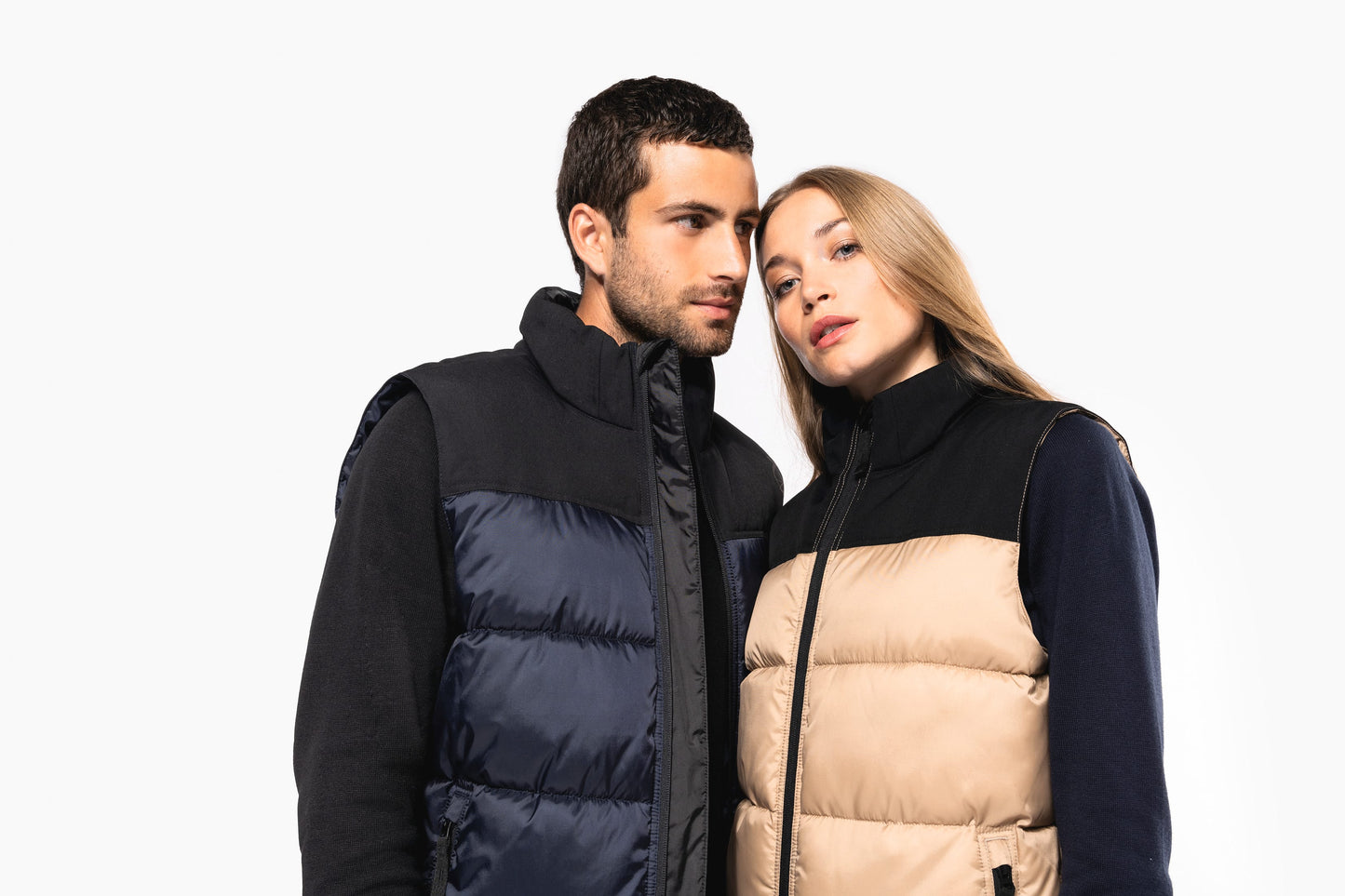 K6162 - Bodywarmer imbottito bicolore unisex