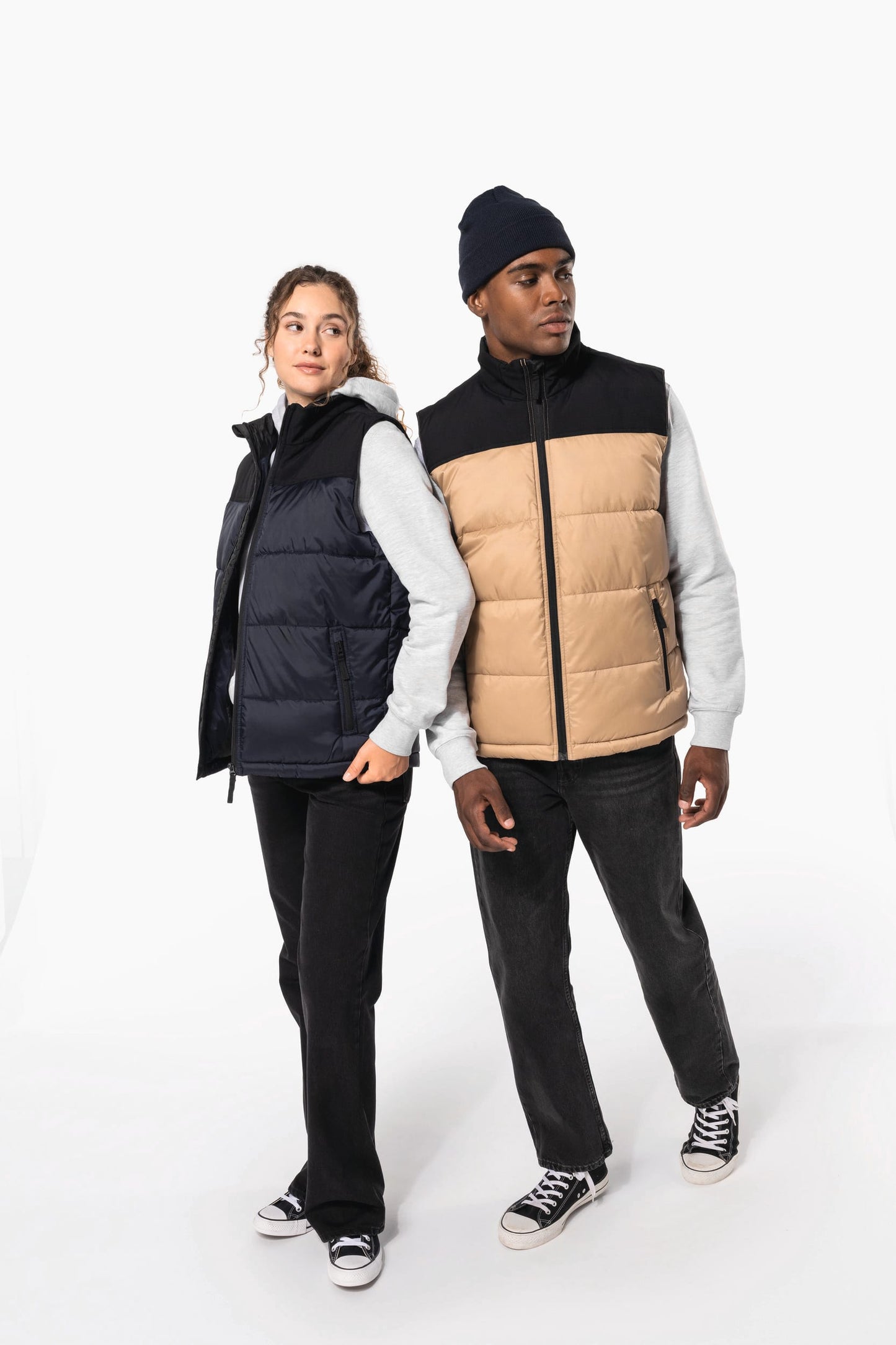 K6162 - Bodywarmer imbottito bicolore unisex