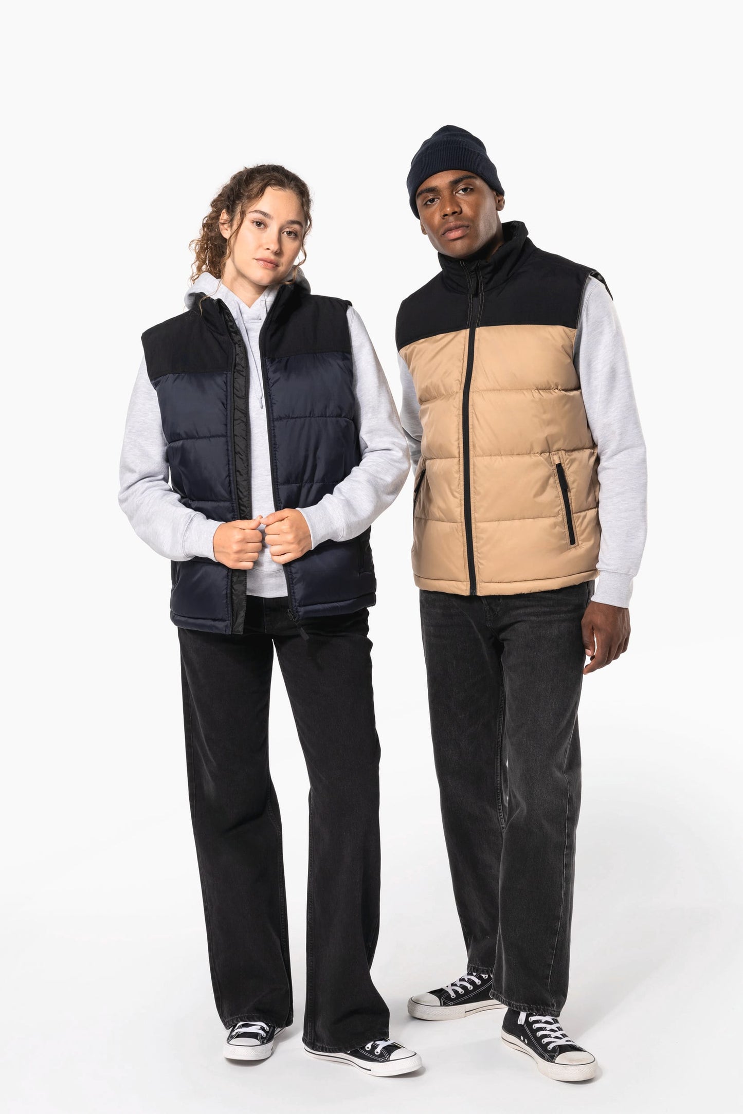 K6162 - Bodywarmer imbottito bicolore unisex
