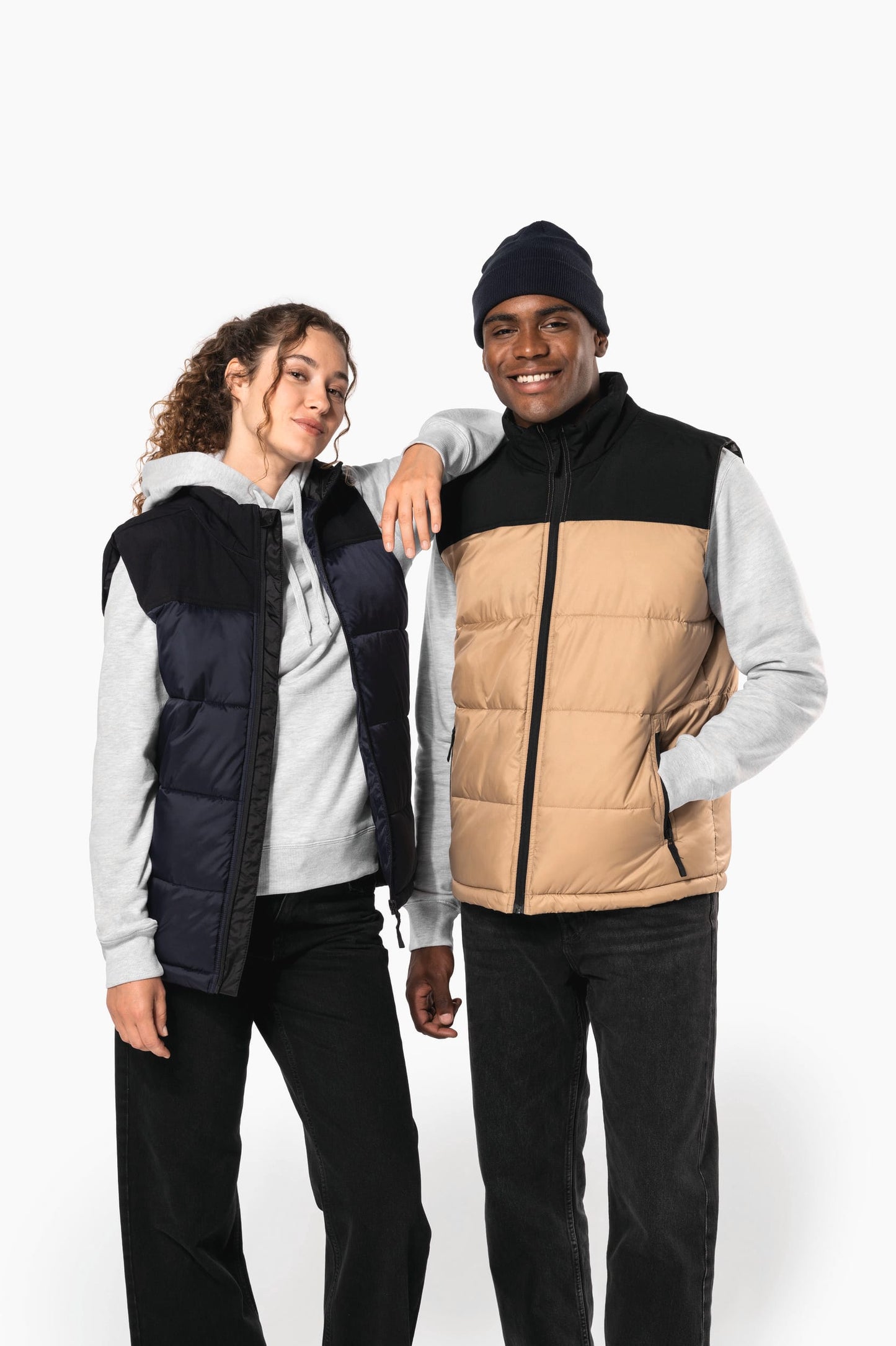 K6162 - Bodywarmer imbottito bicolore unisex