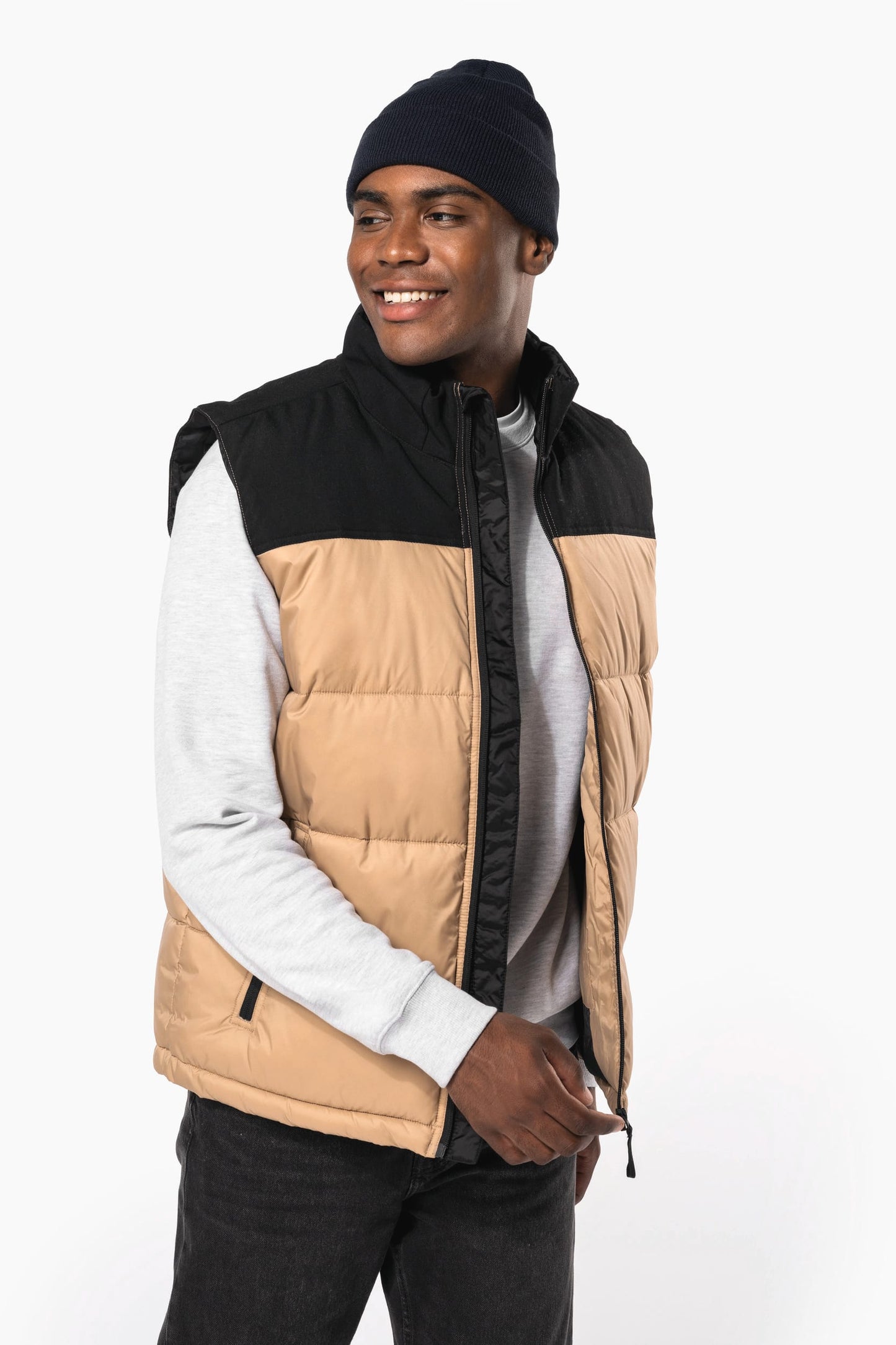 K6162 - Bodywarmer imbottito bicolore unisex