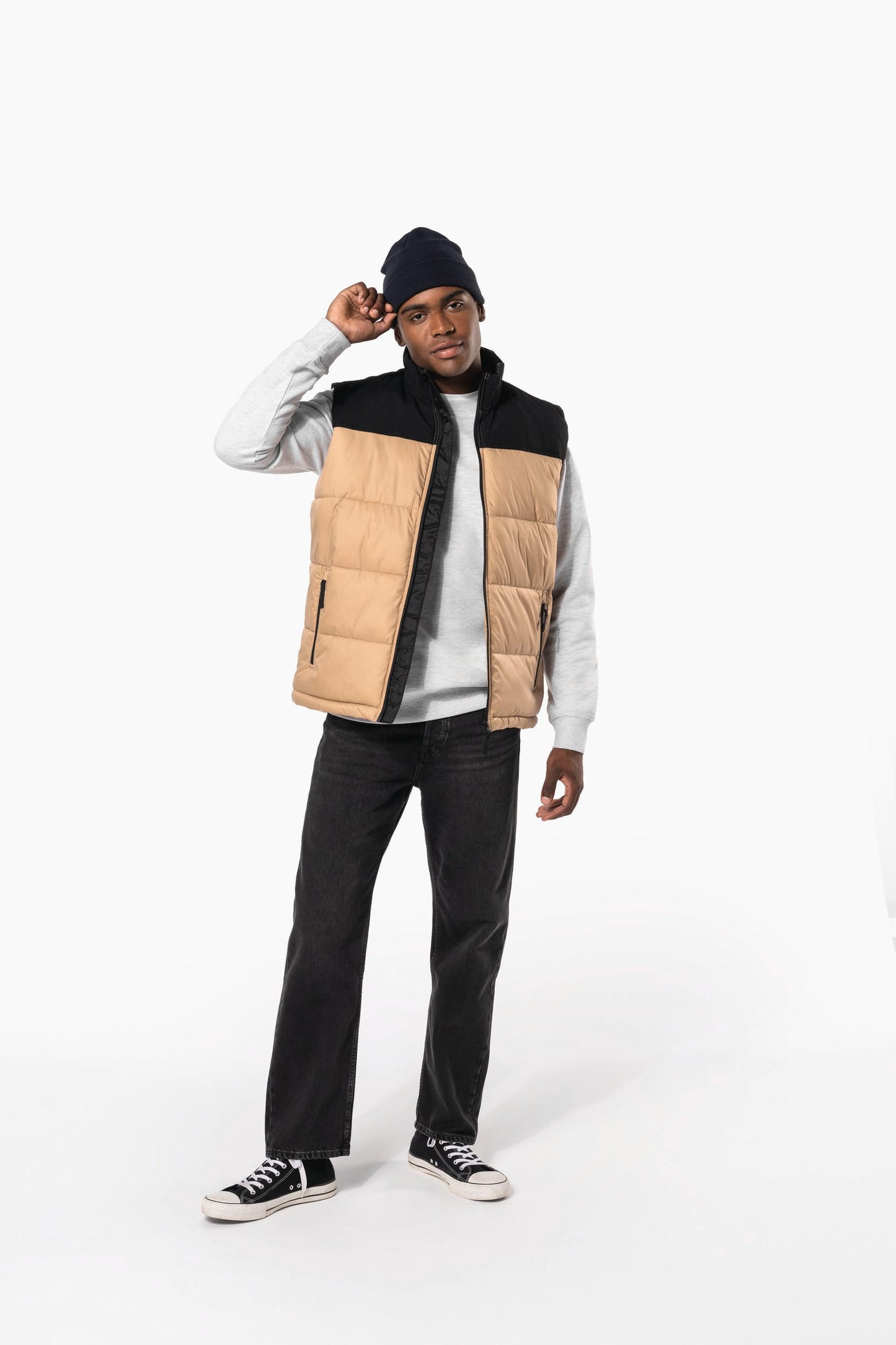 K6162 - Bodywarmer imbottito bicolore unisex
