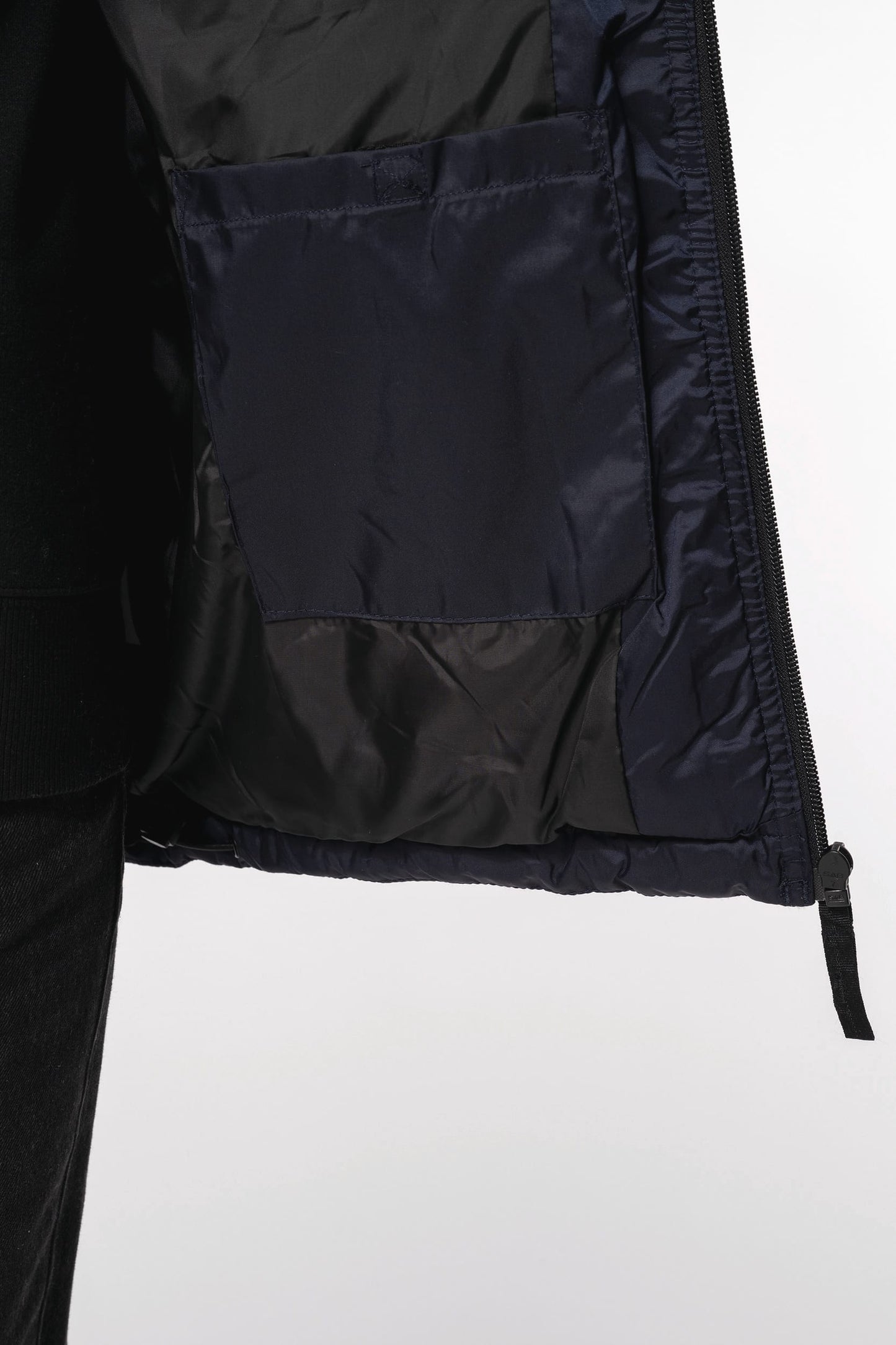 K6163 - Parka imbottito con cappuccio bicolore unisex