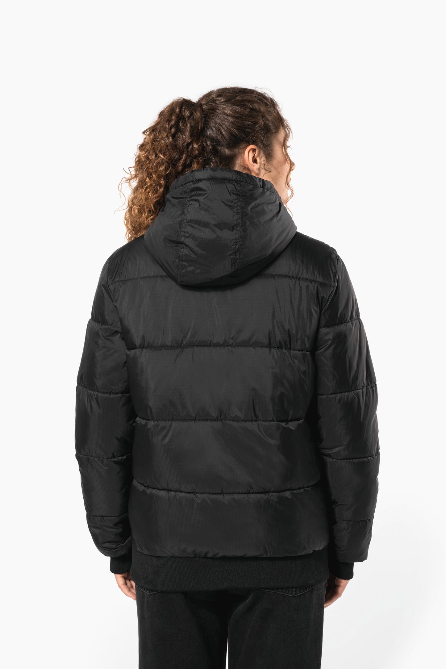 K6166 - Giacca unisex ripstop riciclato con cappuccio