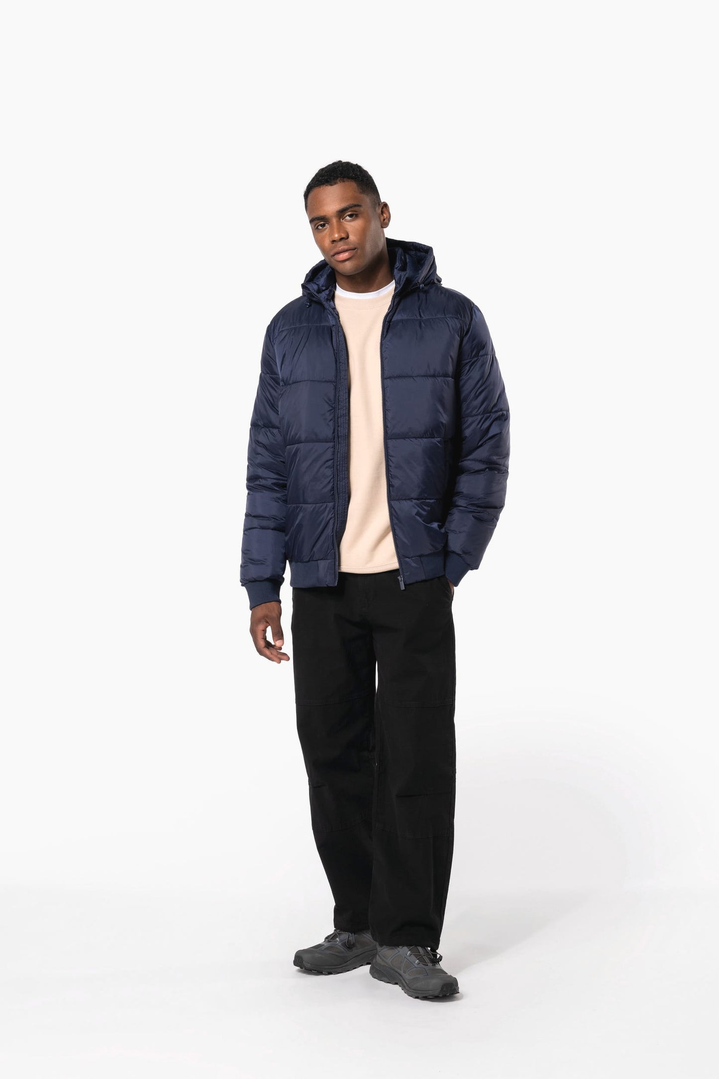 K6166 - Giacca unisex ripstop riciclato con cappuccio
