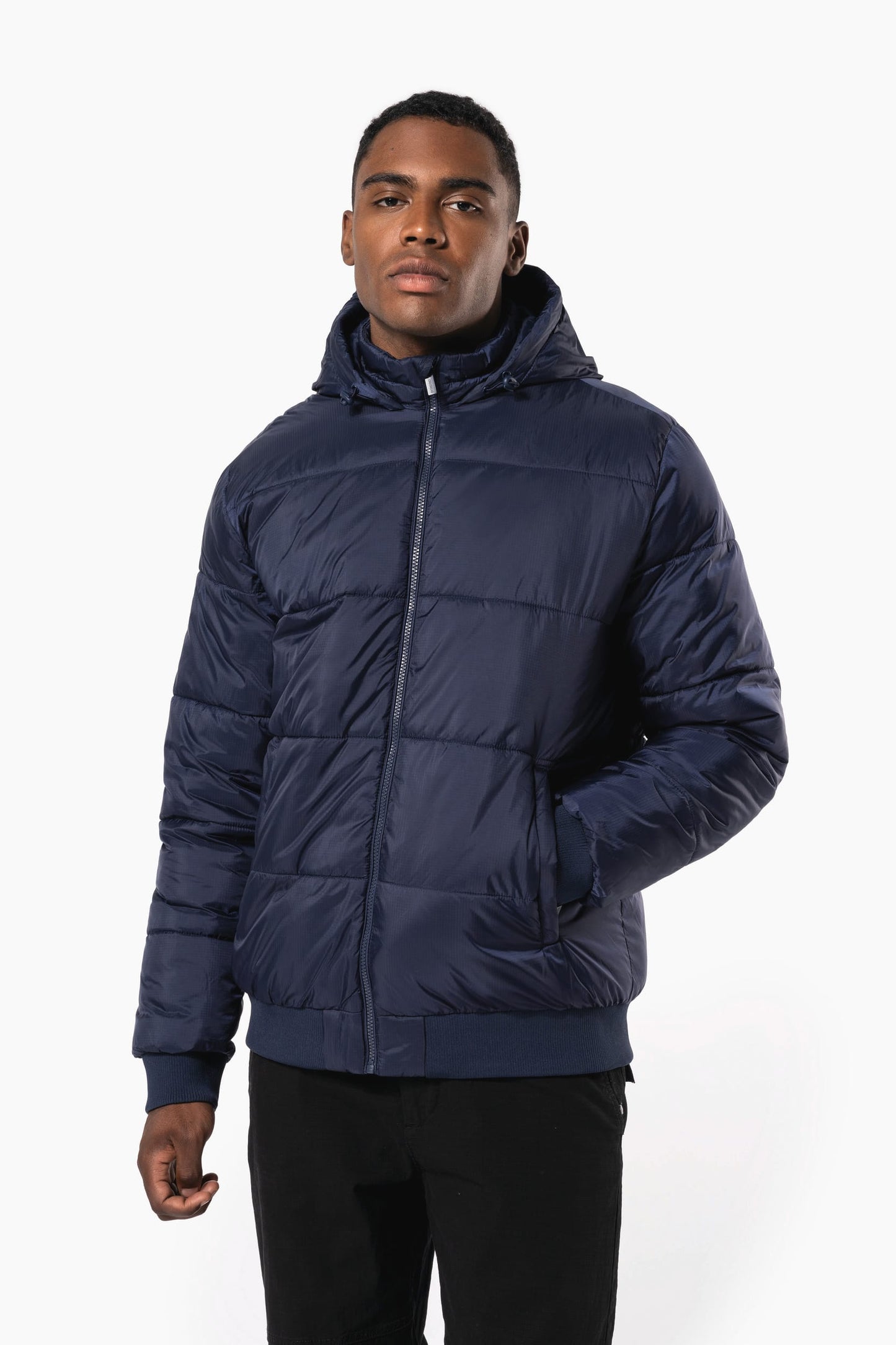K6166 - Giacca unisex ripstop riciclato con cappuccio