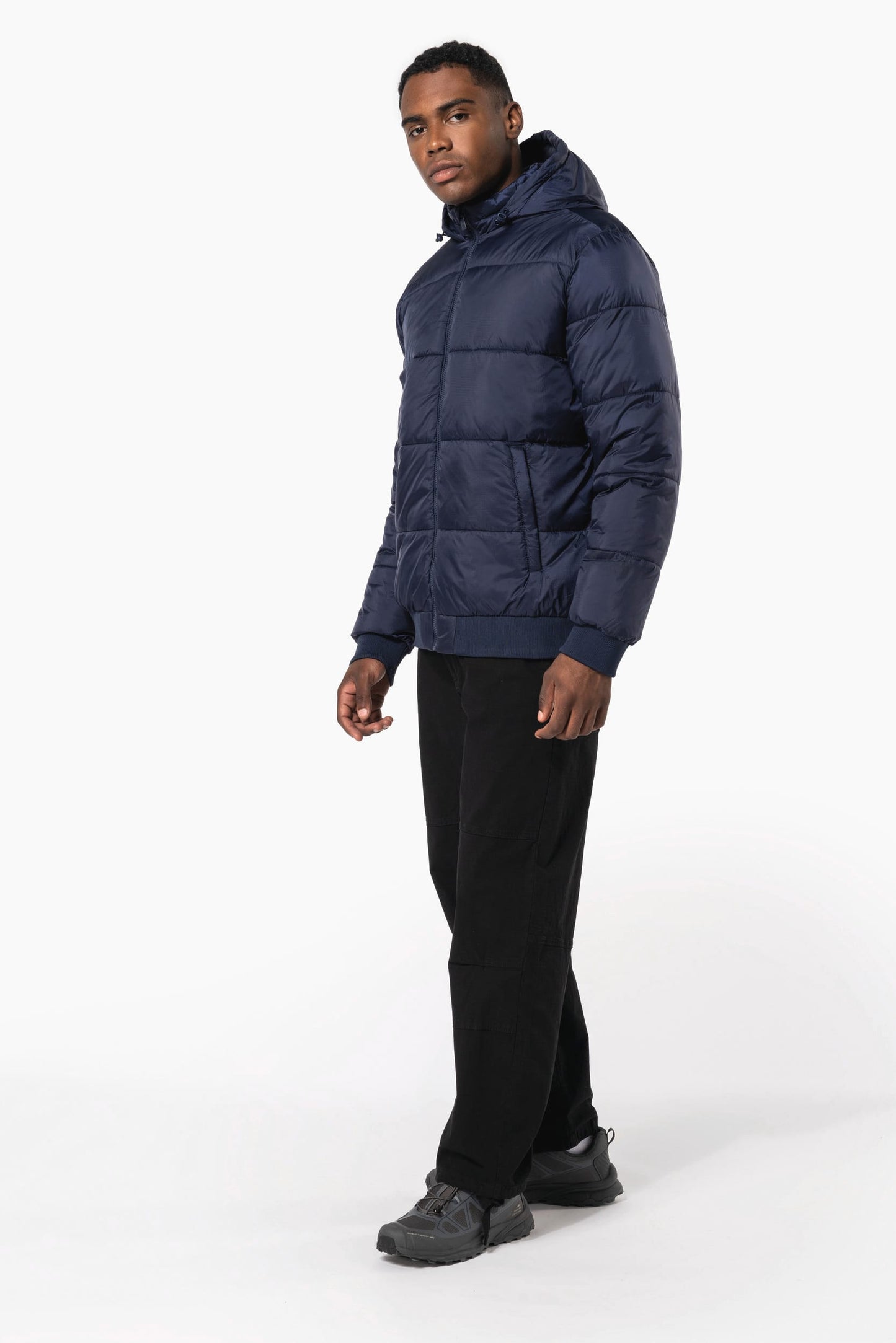 K6166 - Giacca unisex ripstop riciclato con cappuccio