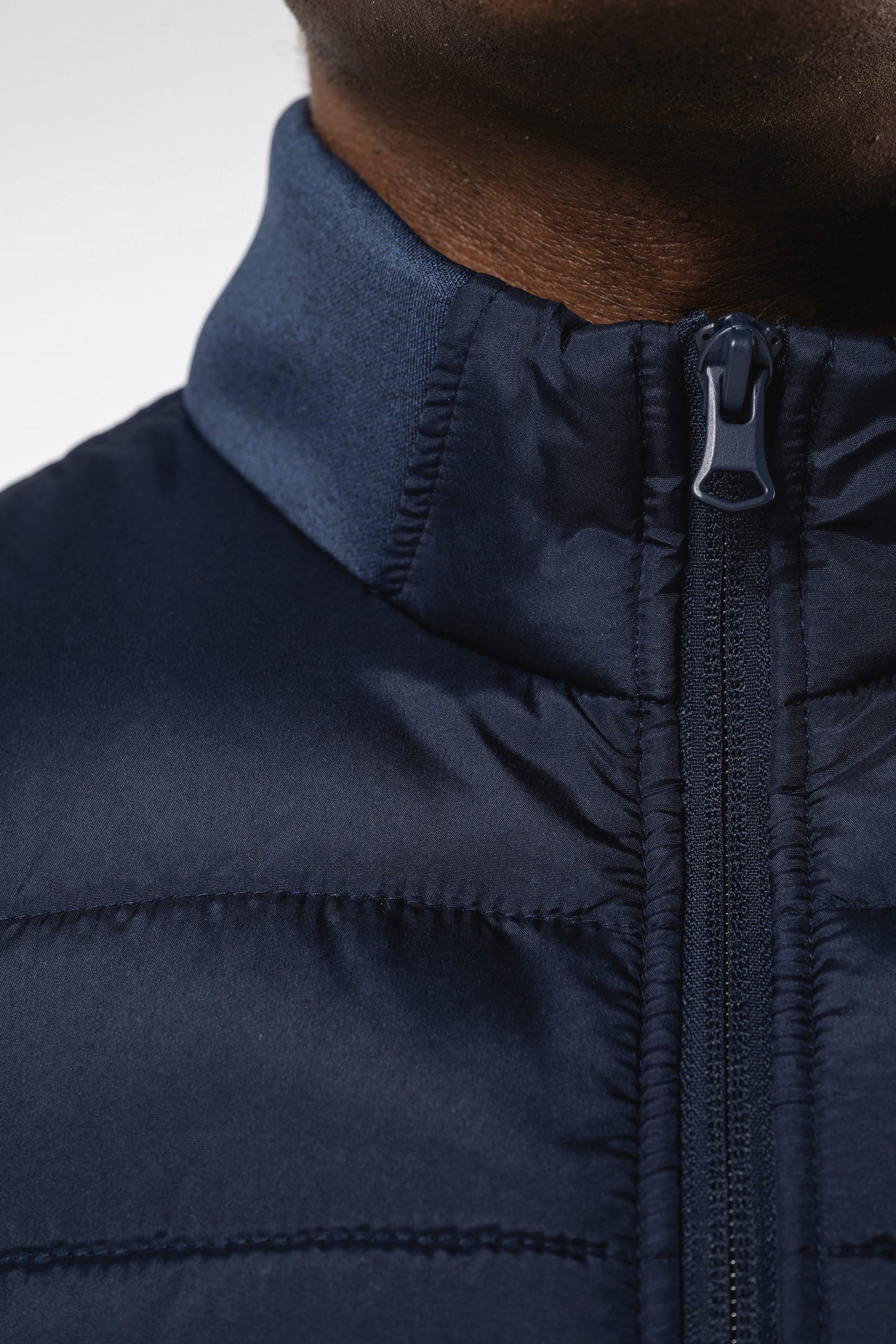 K6170 - Bodywarmer bimateriale uomo