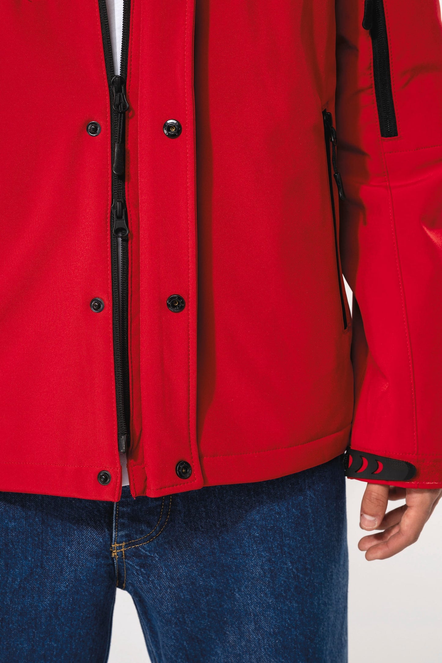 K650 - Parka uomo softshell imbottito con cappuccio