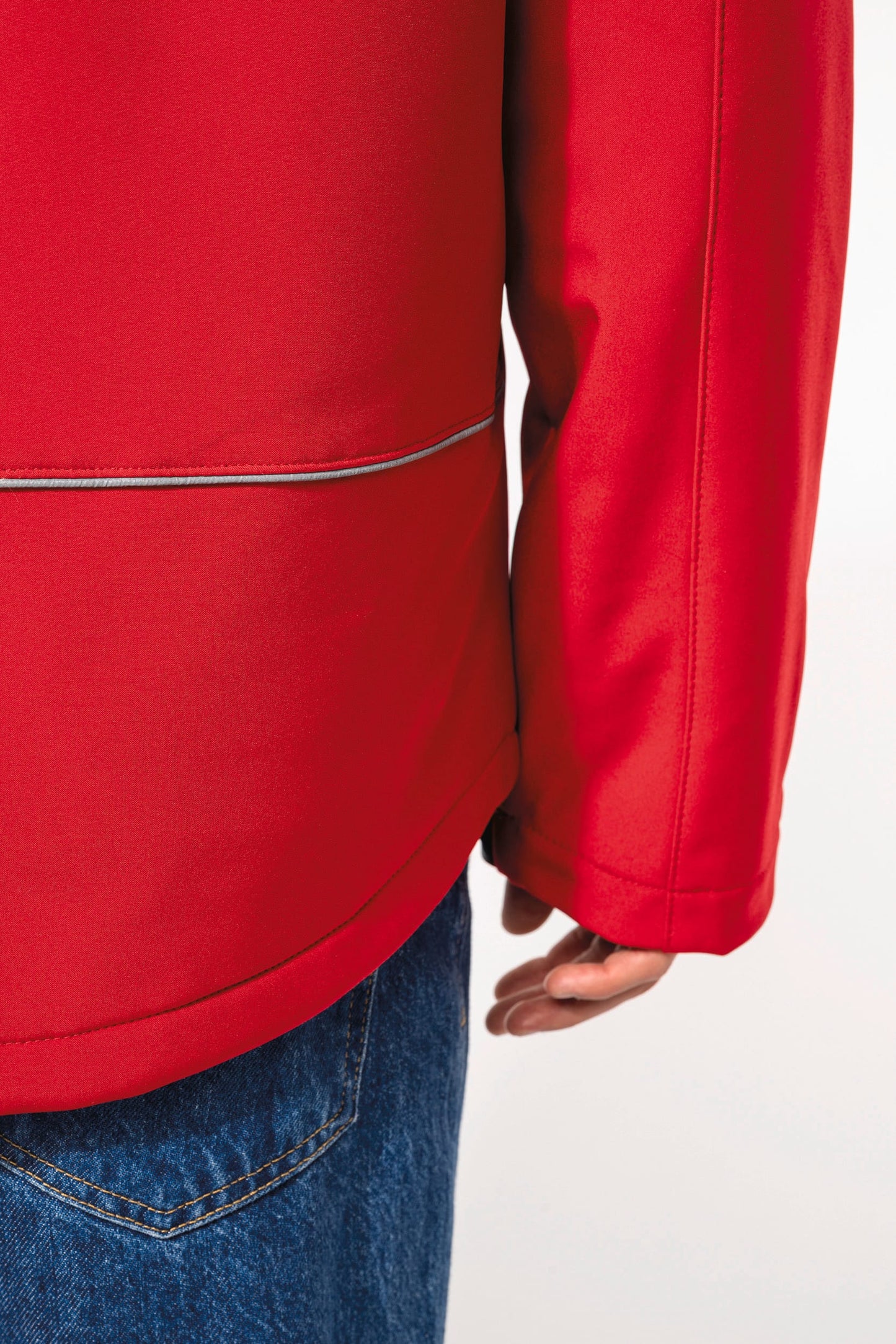 K650 - Parka uomo softshell imbottito con cappuccio
