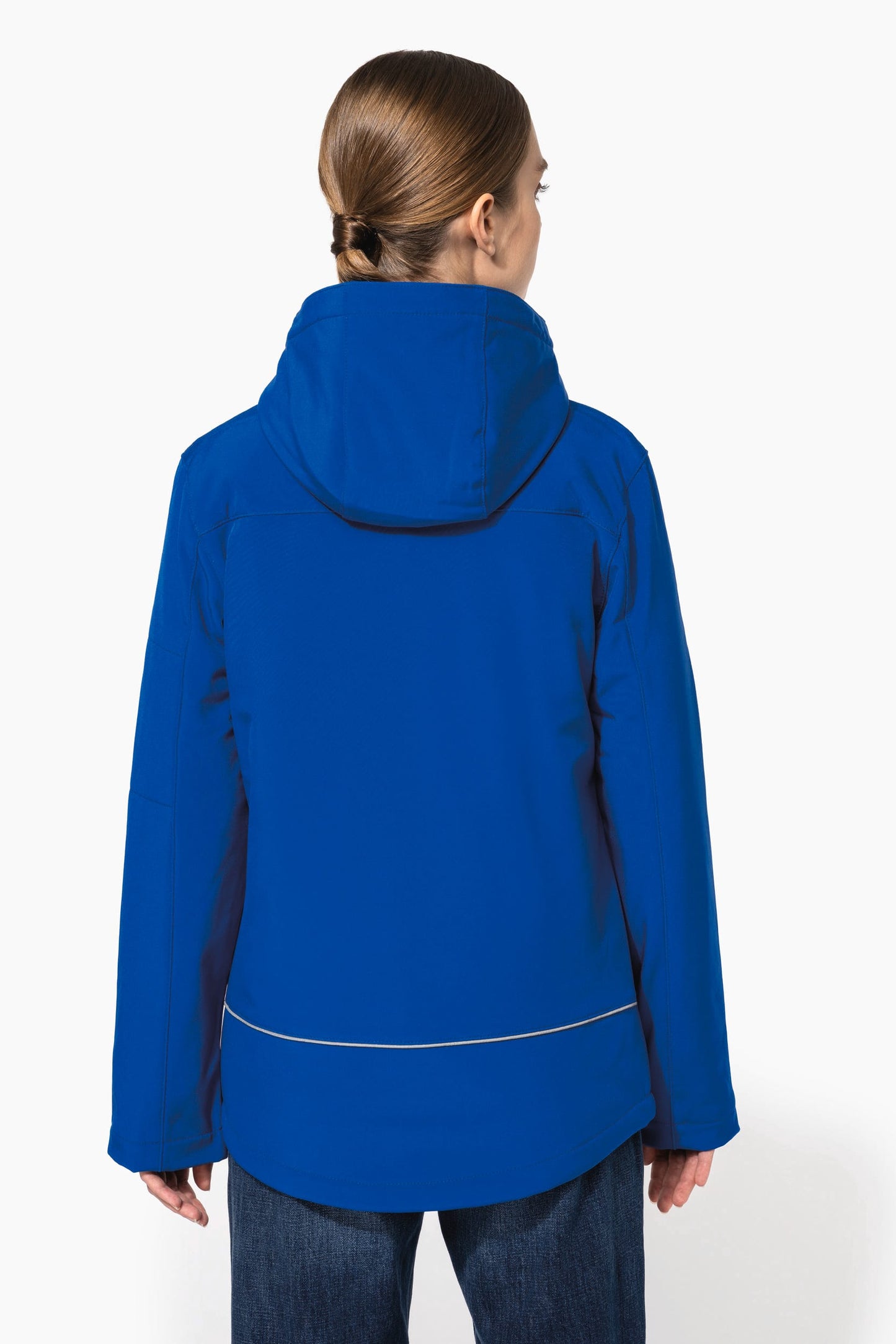 K651 - Parka donna softshell imbottito con cappuccio