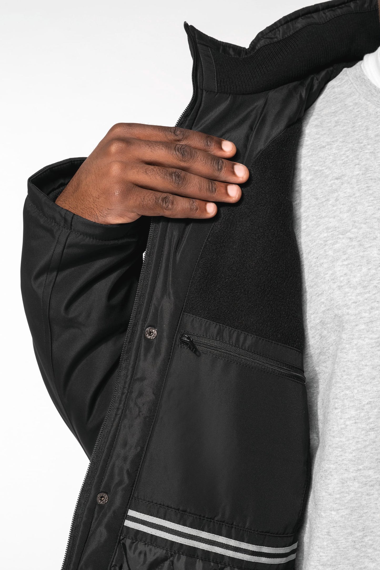 K656 - Parka con cappuccio removibile