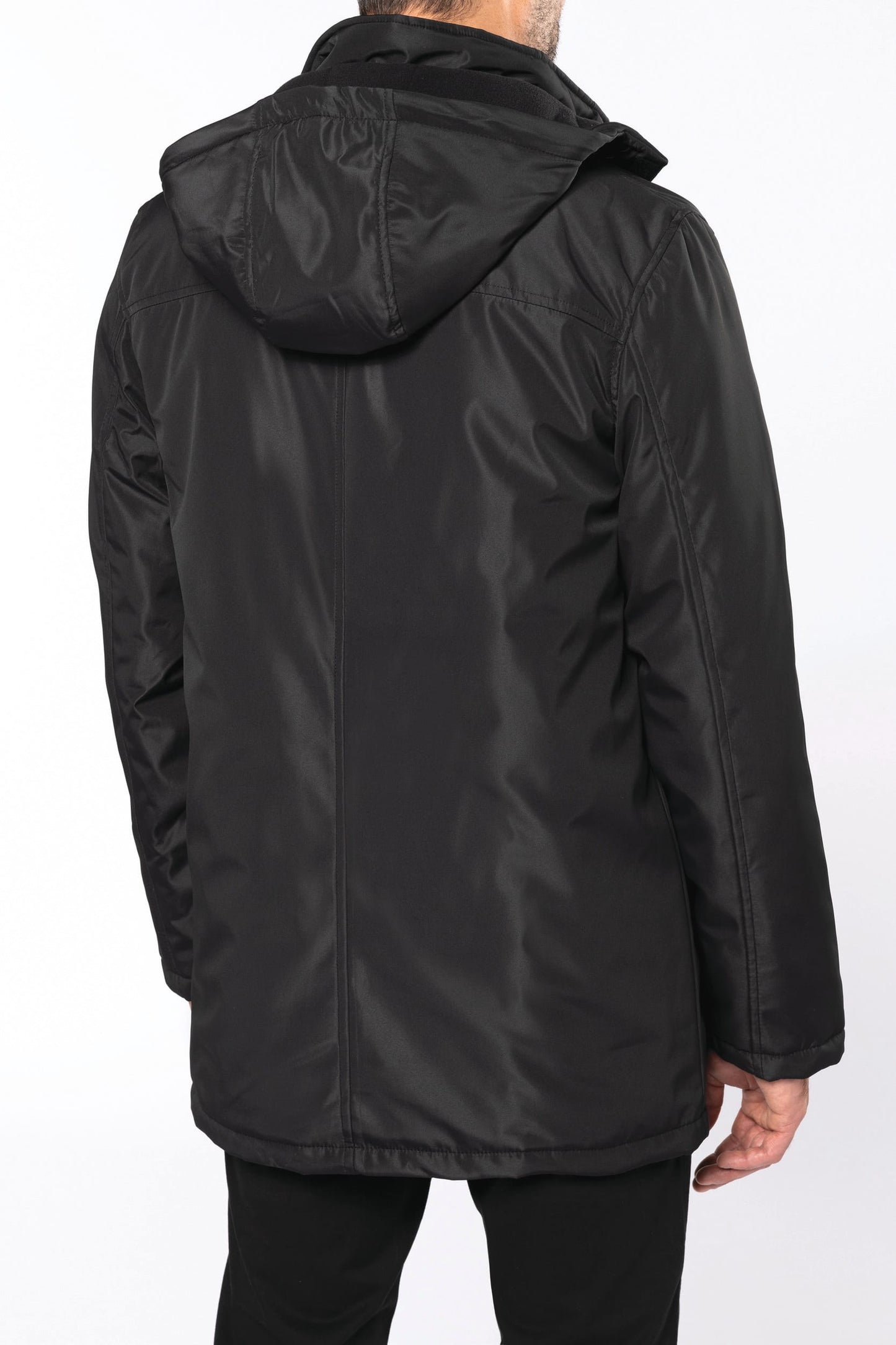 K656 - Parka con cappuccio removibile