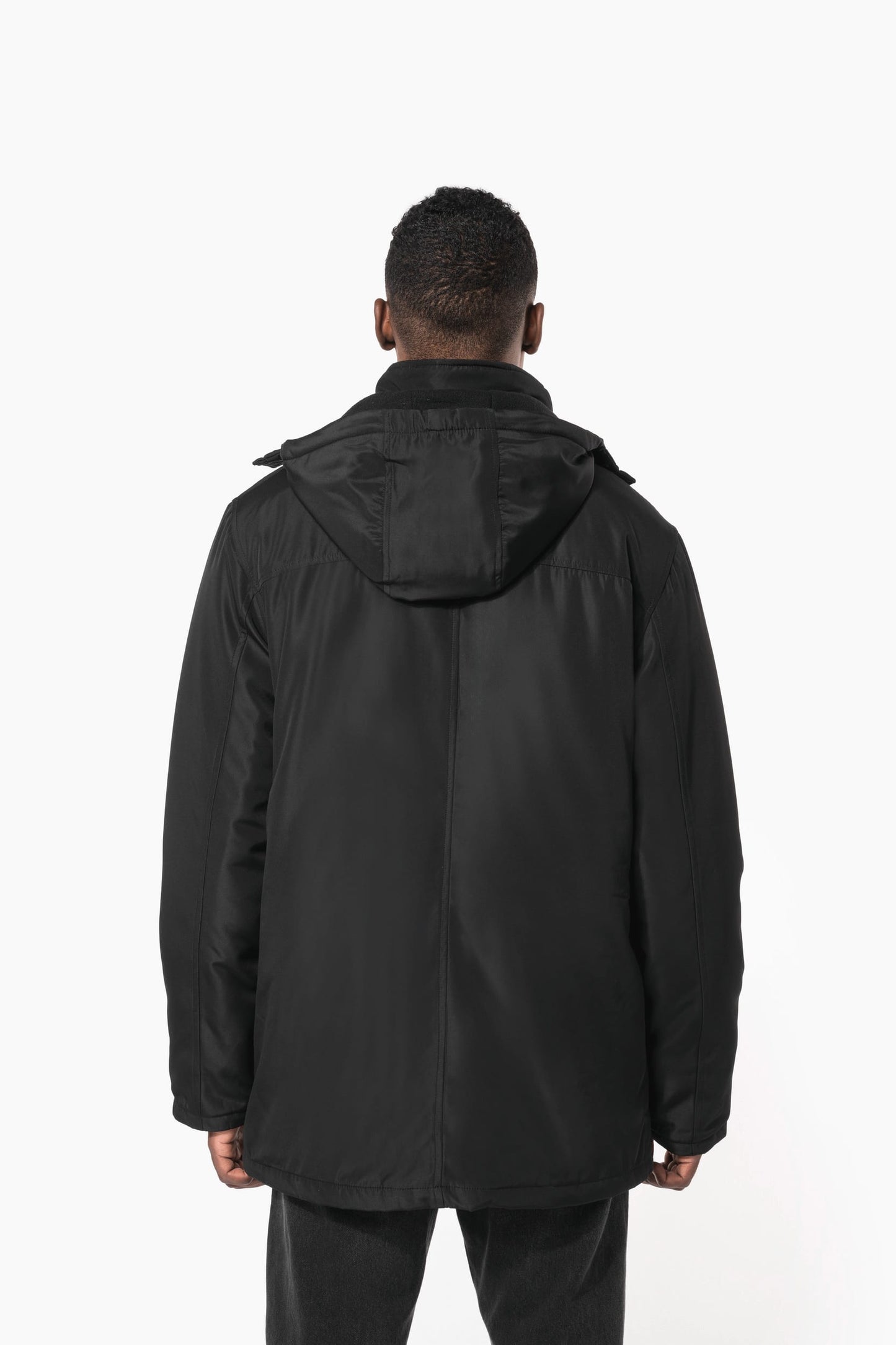 K656 - Parka con cappuccio removibile