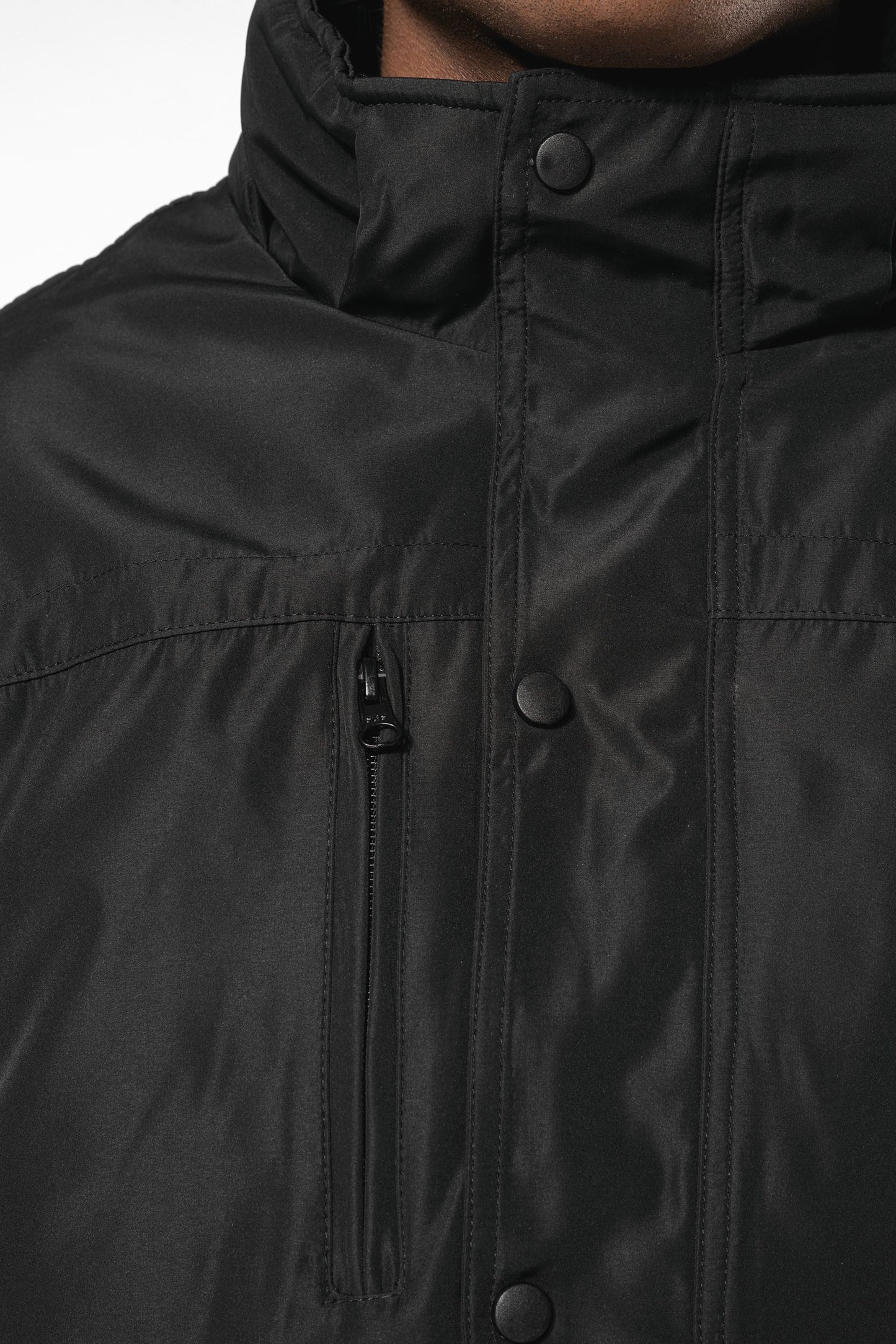 K656 - Parka con cappuccio removibile