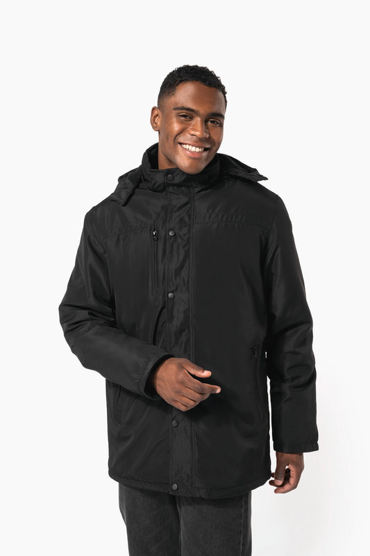 K656 - Parka con cappuccio removibile
