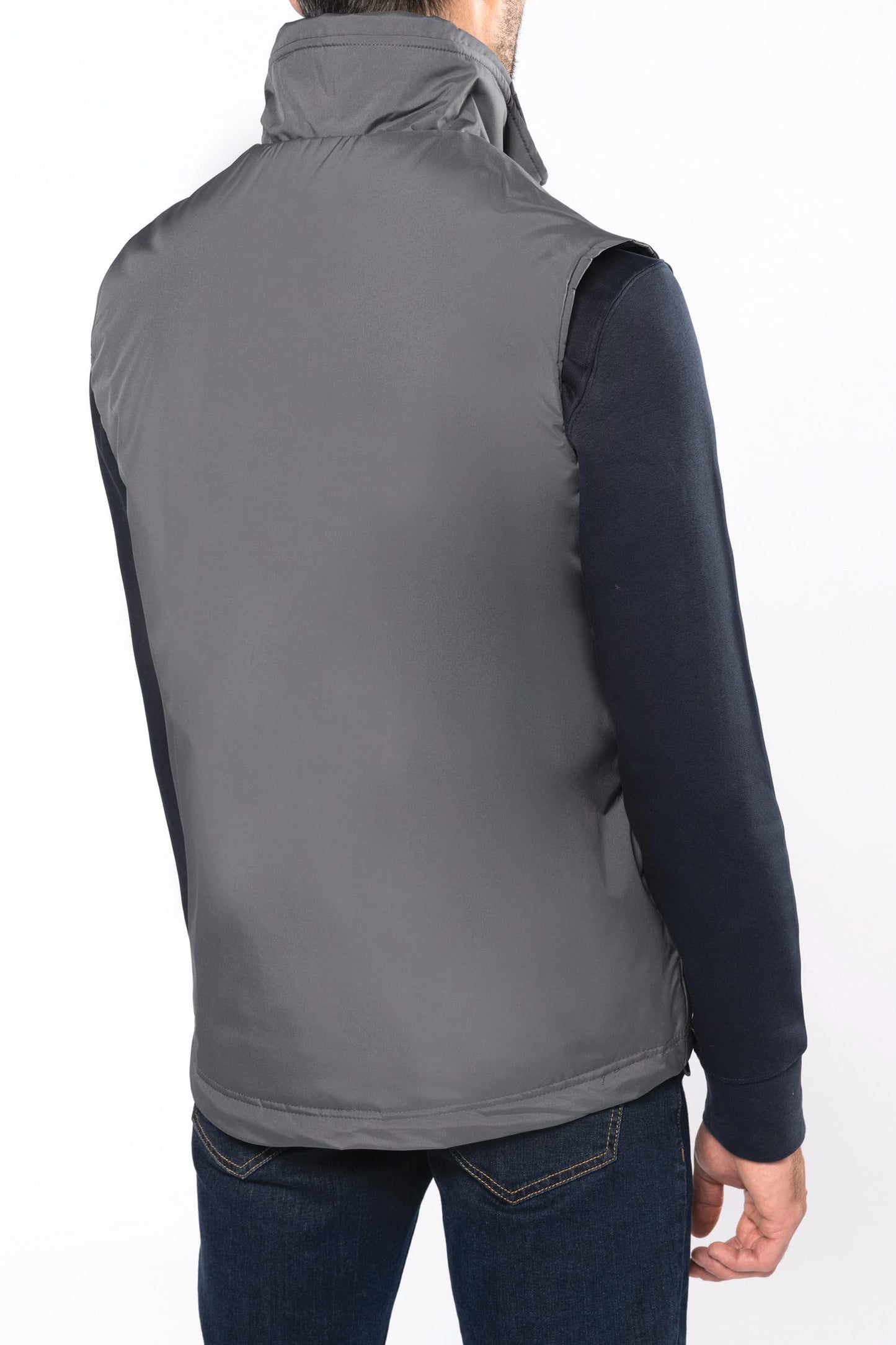 K659 - Bodywarmer foderato in pile uomo