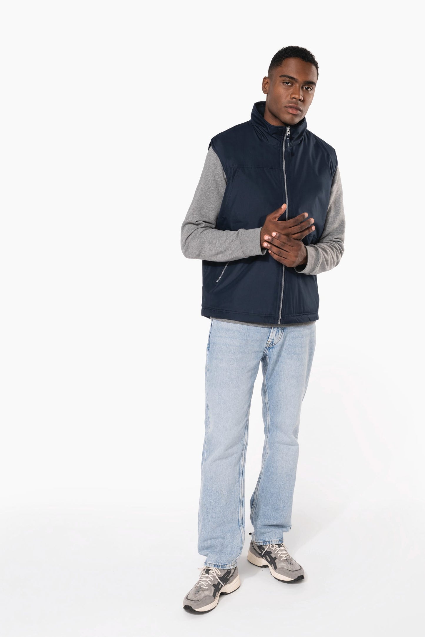 K659 - Bodywarmer foderato in pile uomo