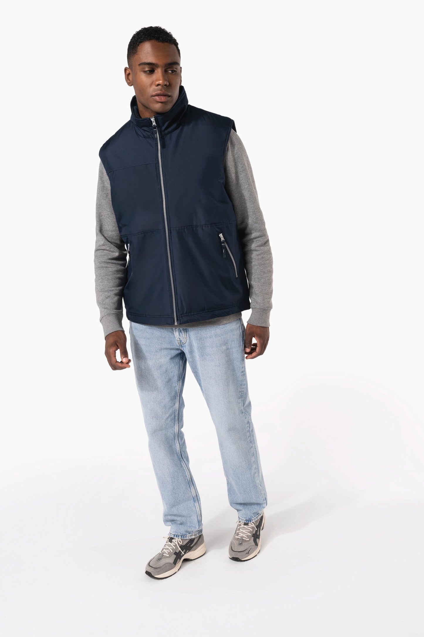 K659 - Bodywarmer foderato in pile uomo