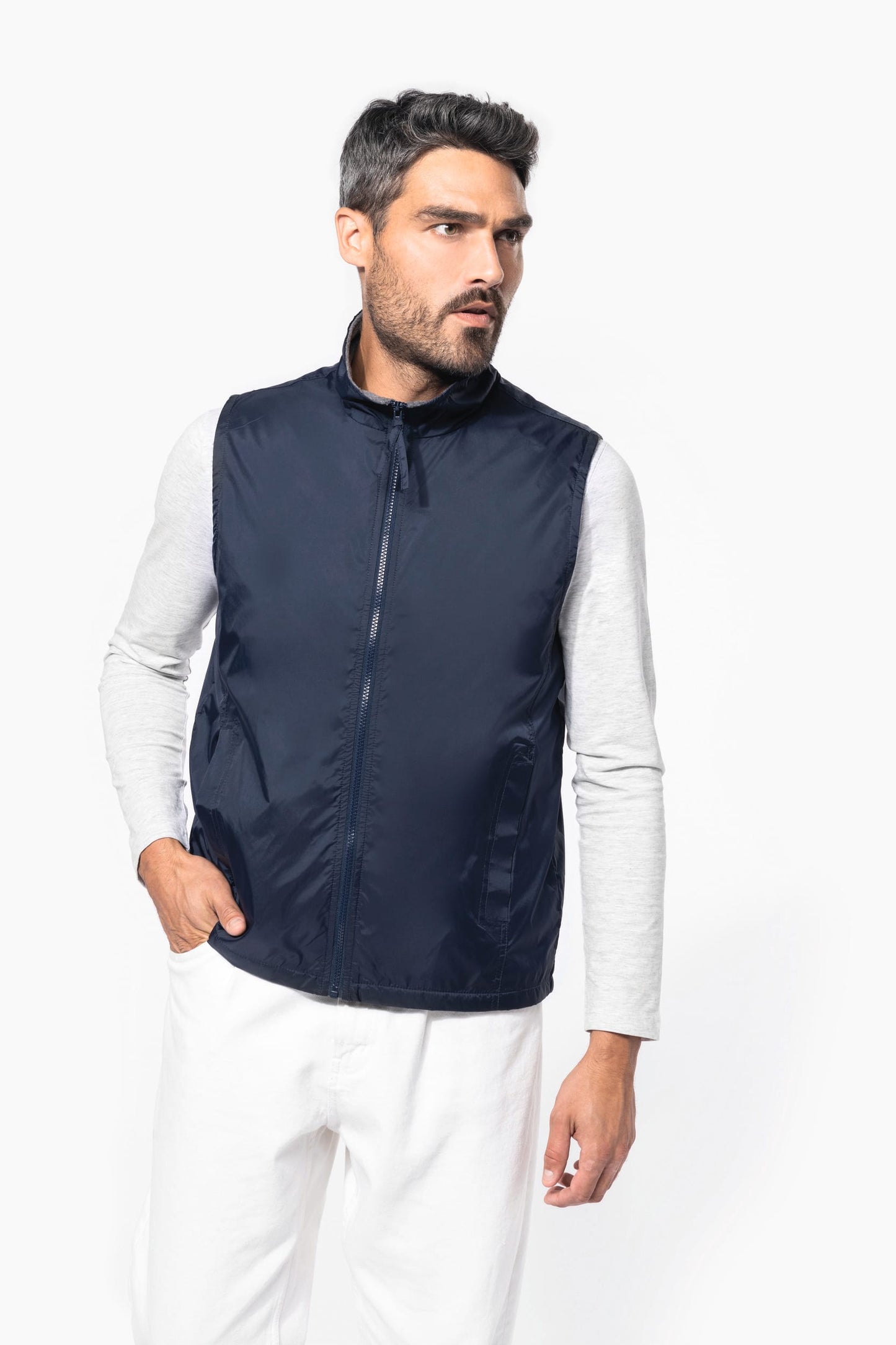 K679 - Bodywarmer foderato in pile unisex