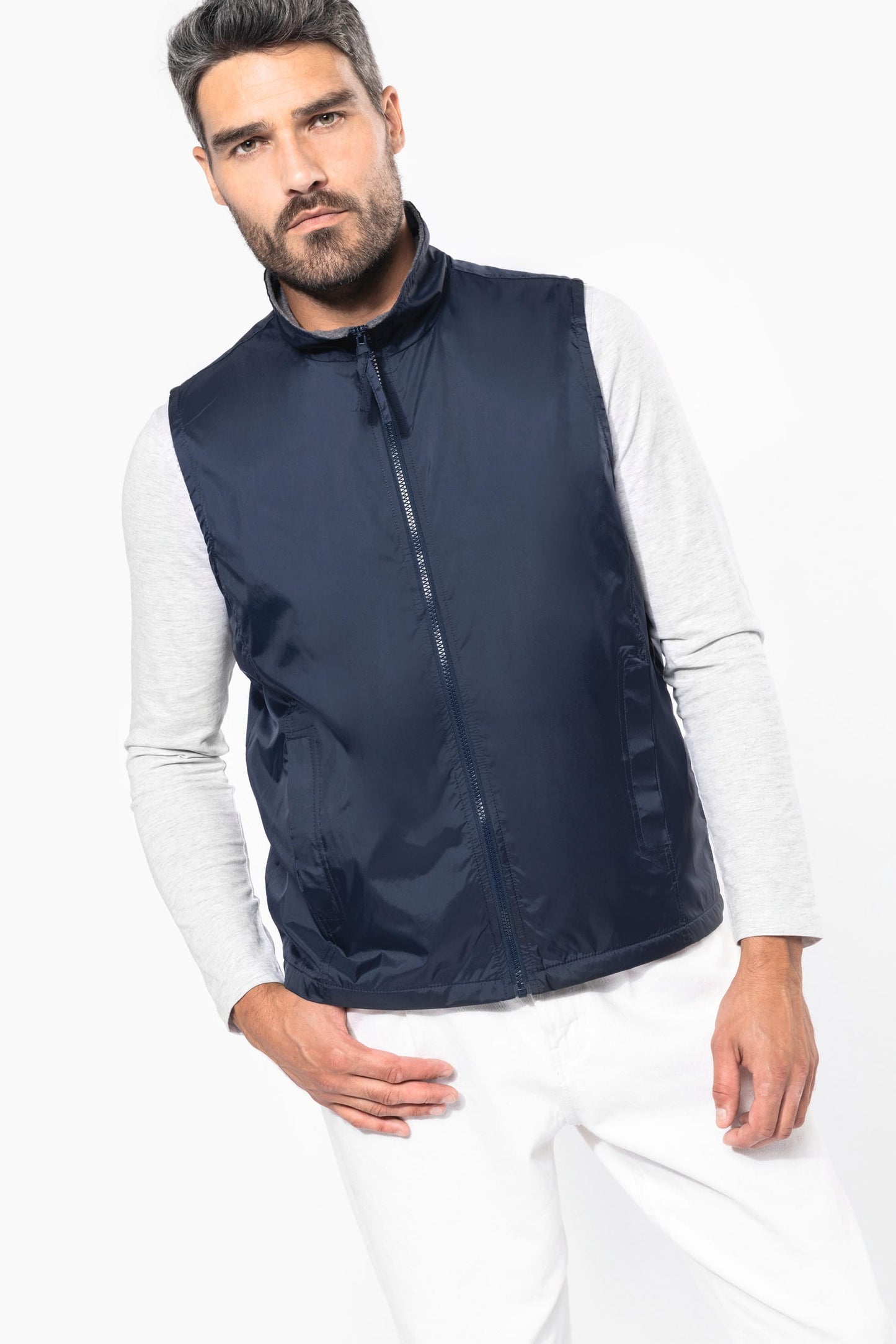 K679 - Bodywarmer foderato in pile unisex