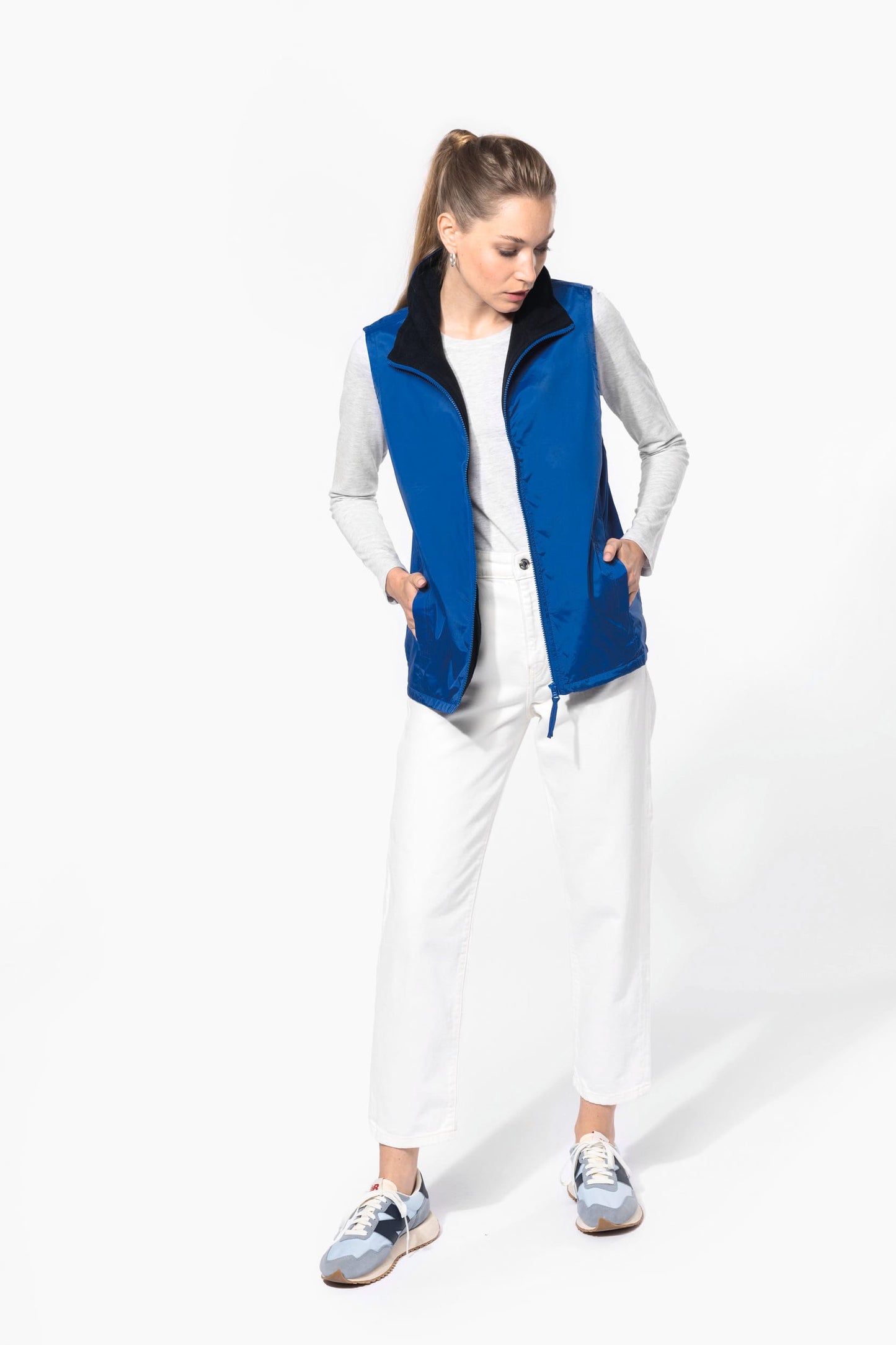 K679 - Bodywarmer foderato in pile unisex