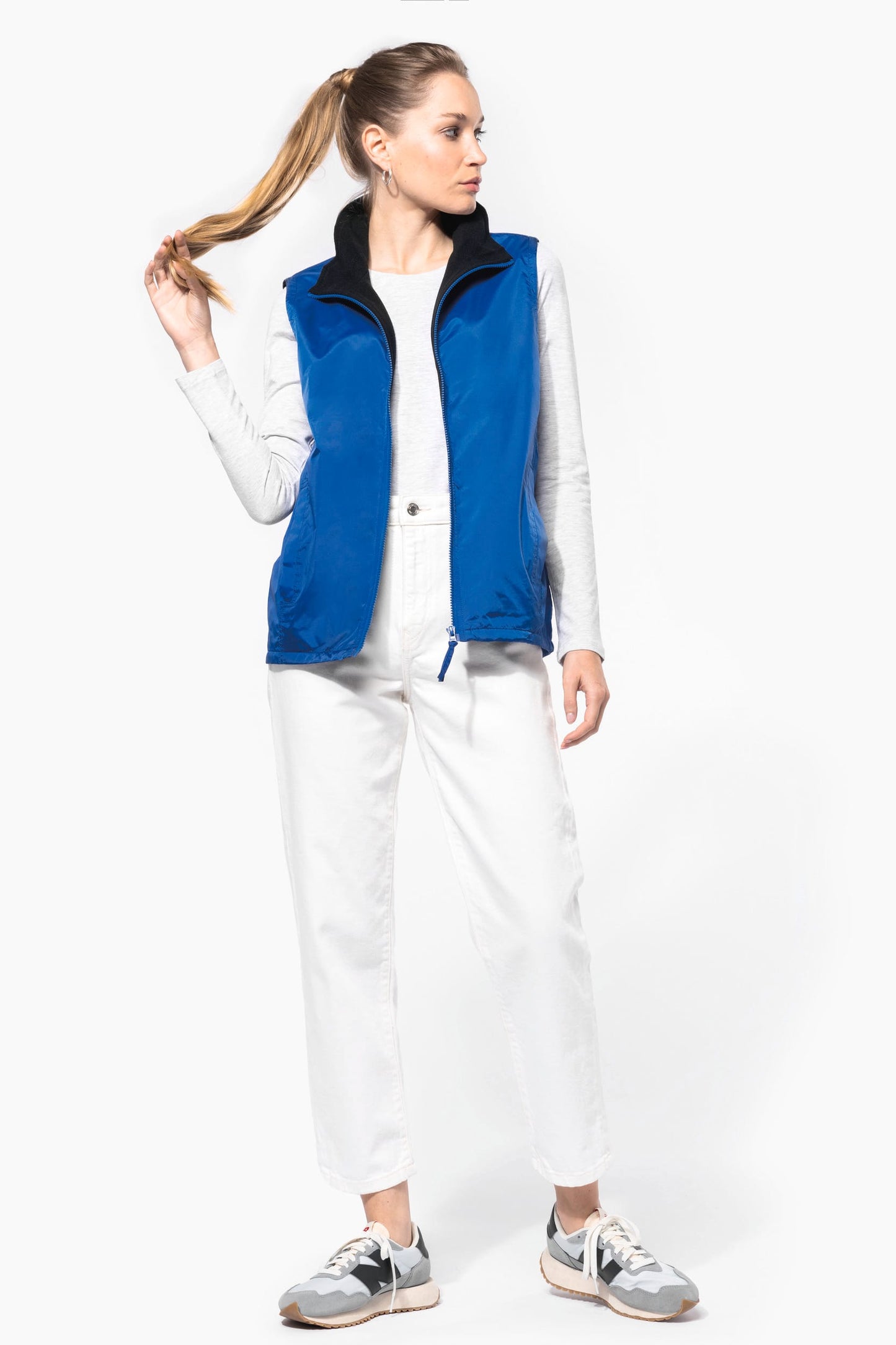 K679 - Bodywarmer foderato in pile unisex