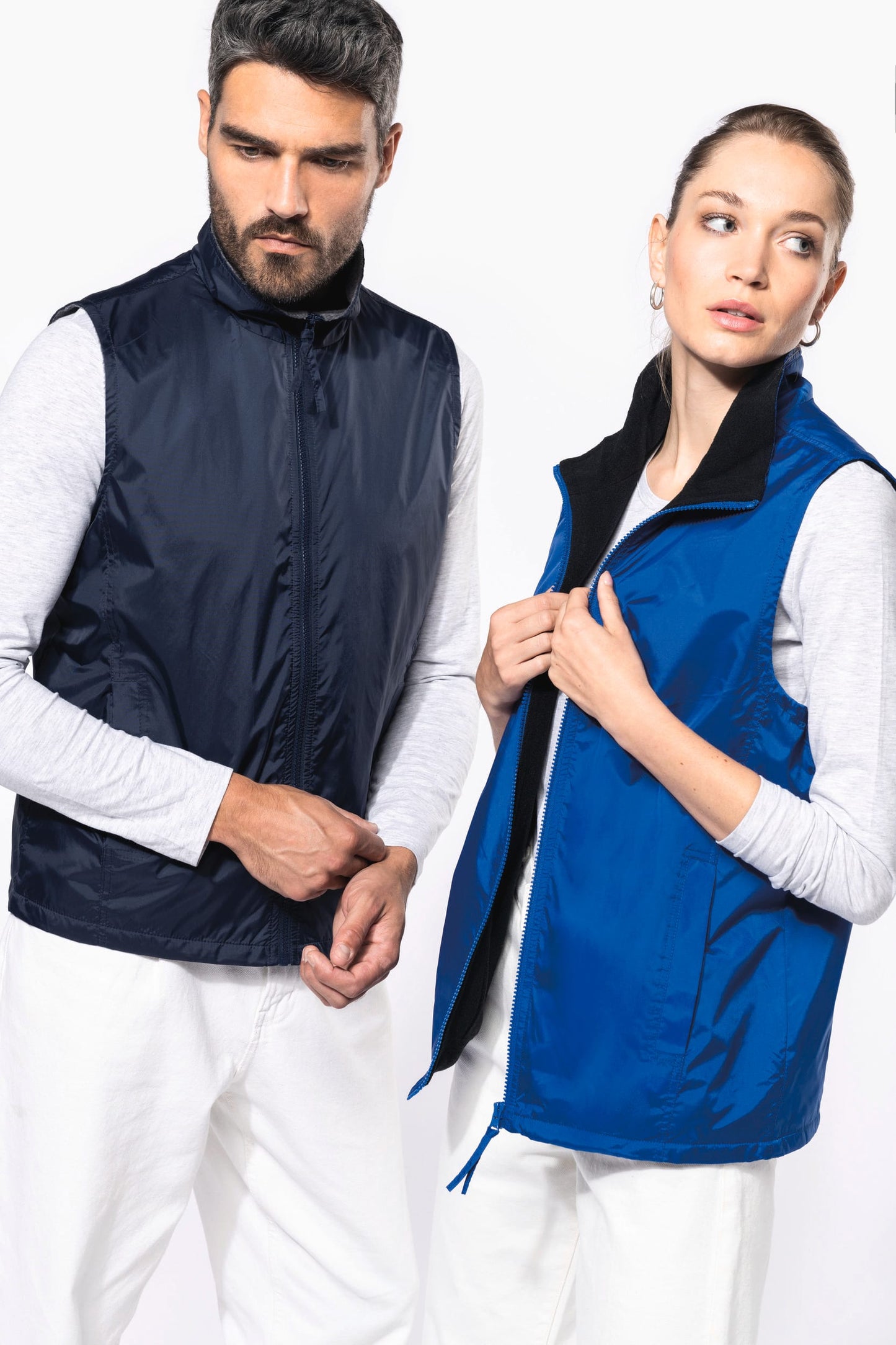 K679 - Bodywarmer foderato in pile unisex