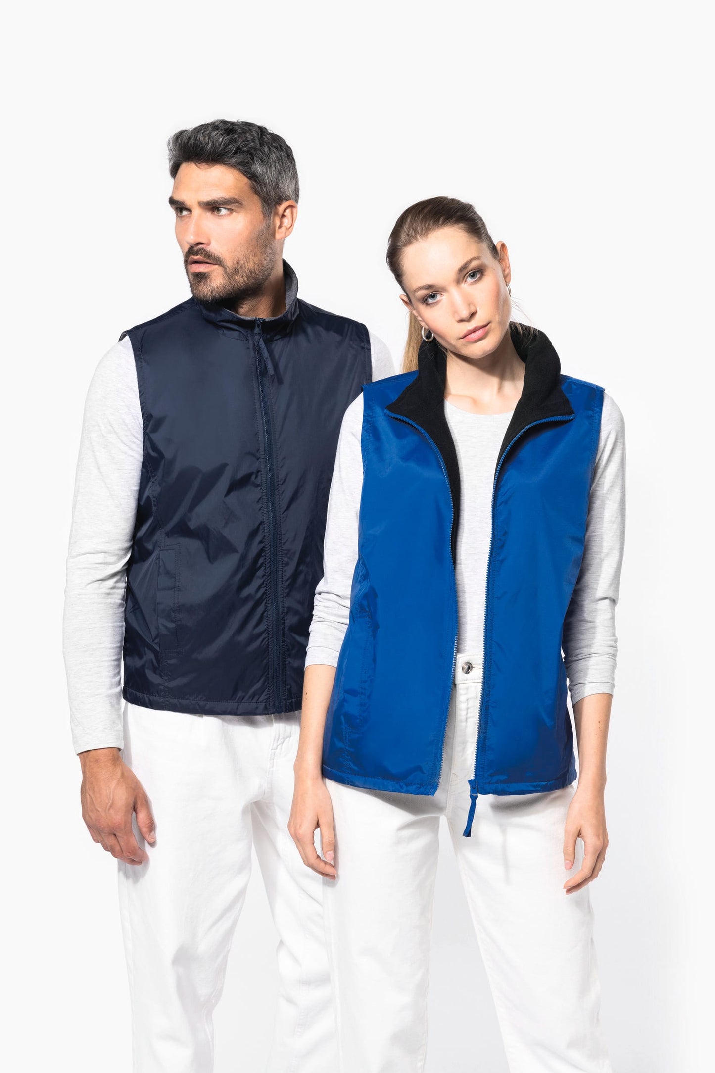 K679 - Bodywarmer foderato in pile unisex