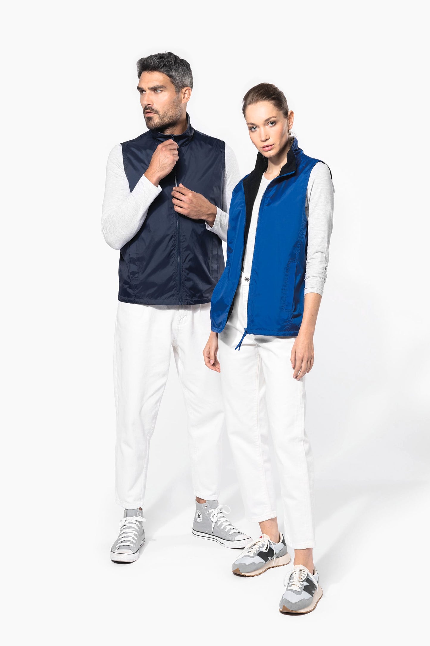 K679 - Bodywarmer foderato in pile unisex