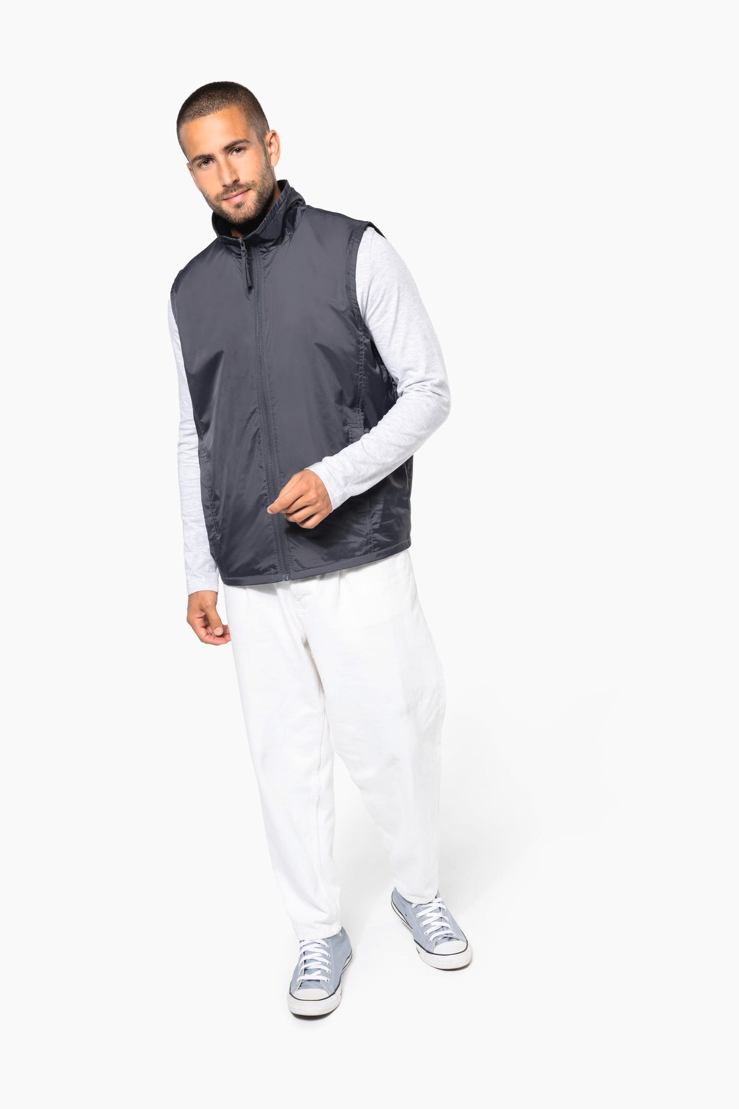 K679 - Bodywarmer foderato in pile unisex