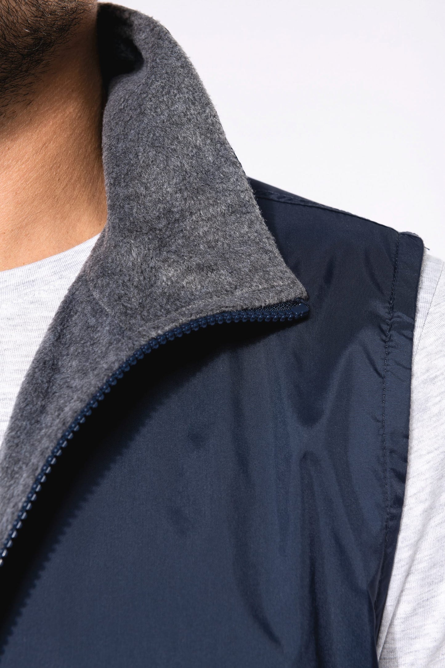 K679 - Bodywarmer foderato in pile unisex