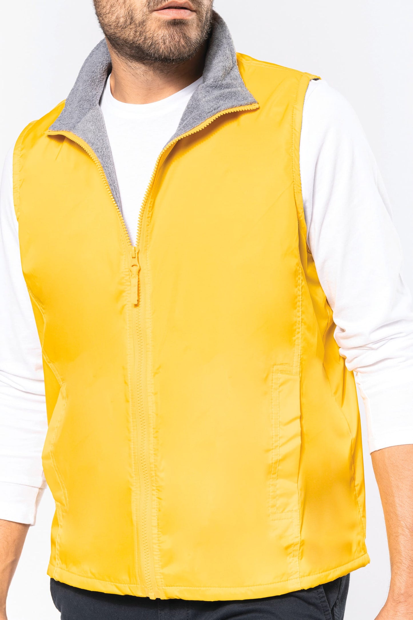 K679 - Bodywarmer foderato in pile unisex