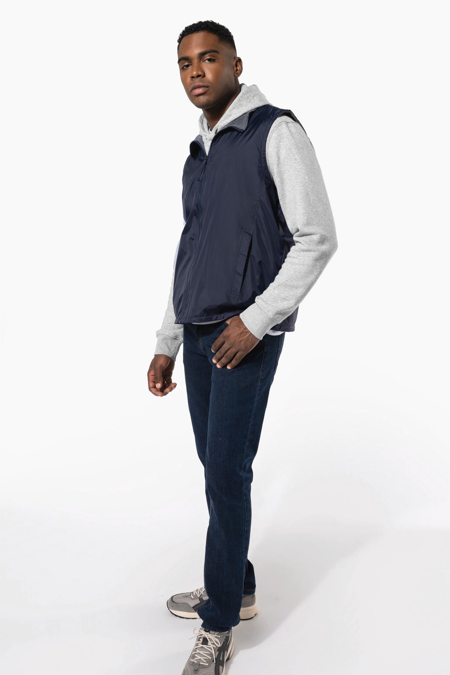 K679 - Bodywarmer foderato in pile unisex