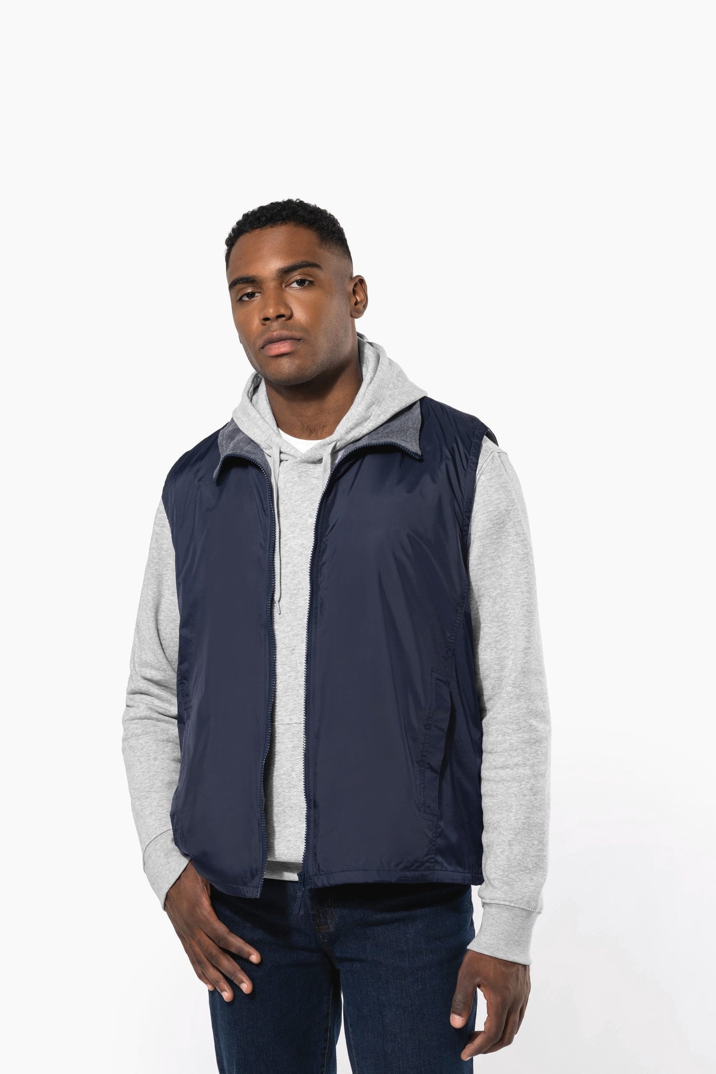 K679 - Bodywarmer foderato in pile unisex